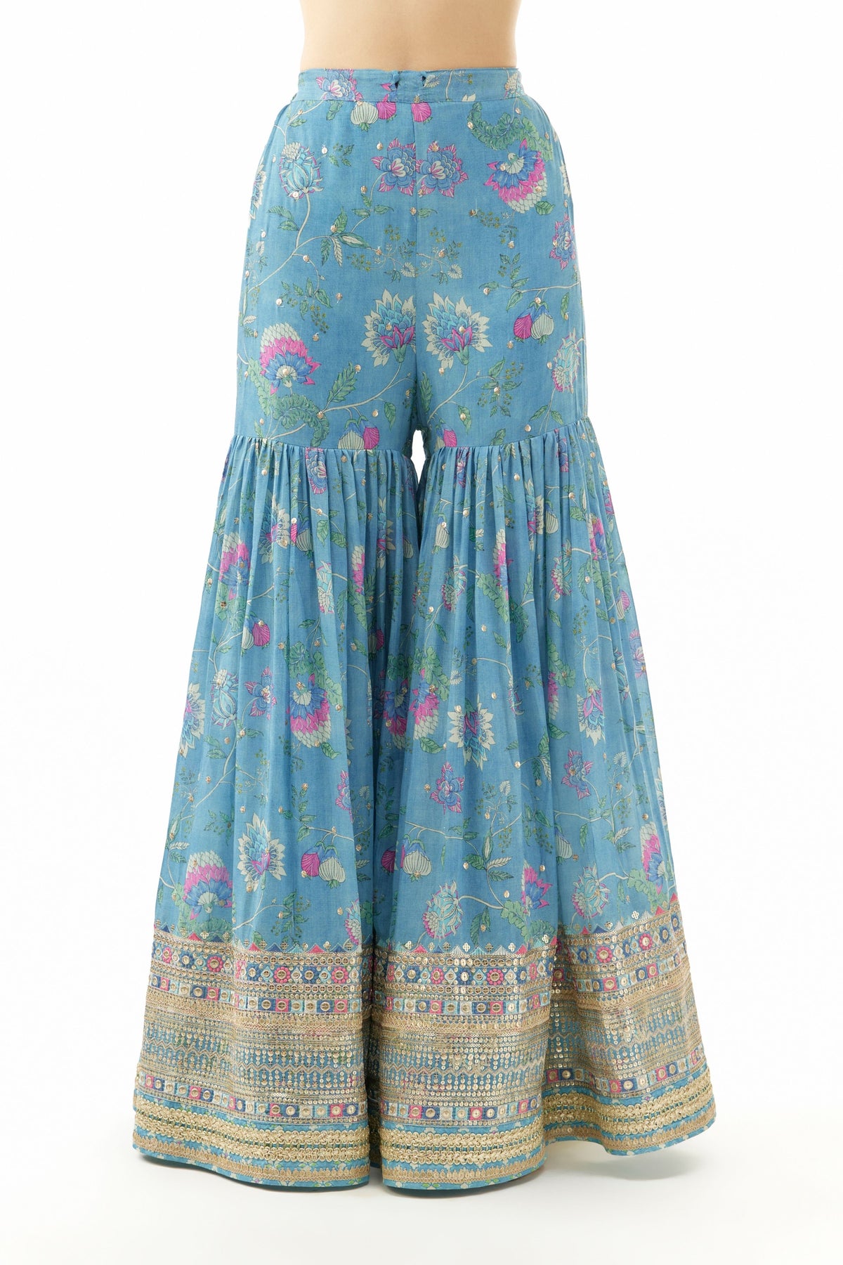 Blue Niyati Sharara Set
