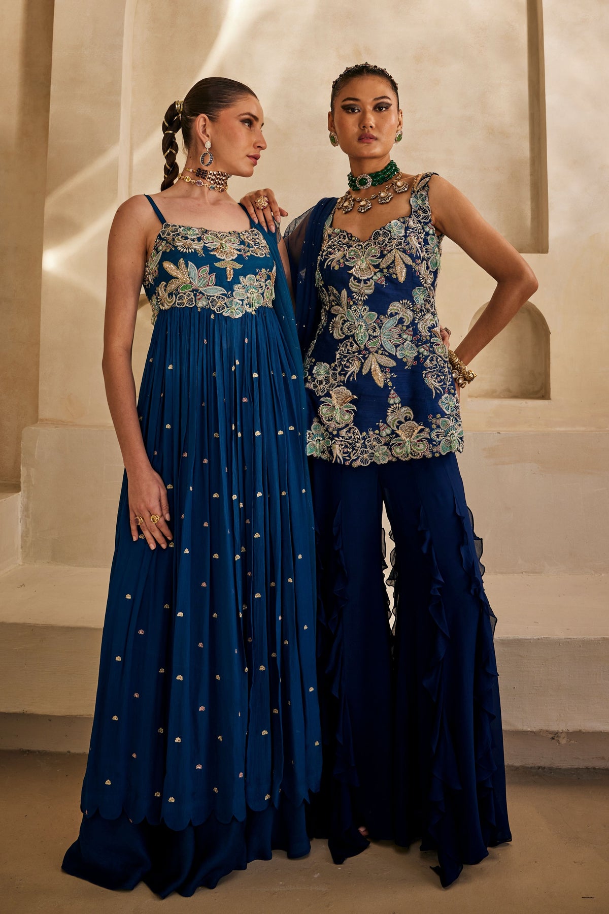 Neel Afreen Anarkali Set