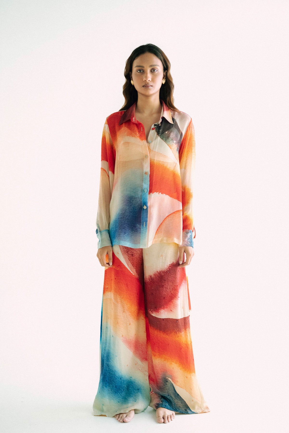 Multicolor Printed Co-ord Set