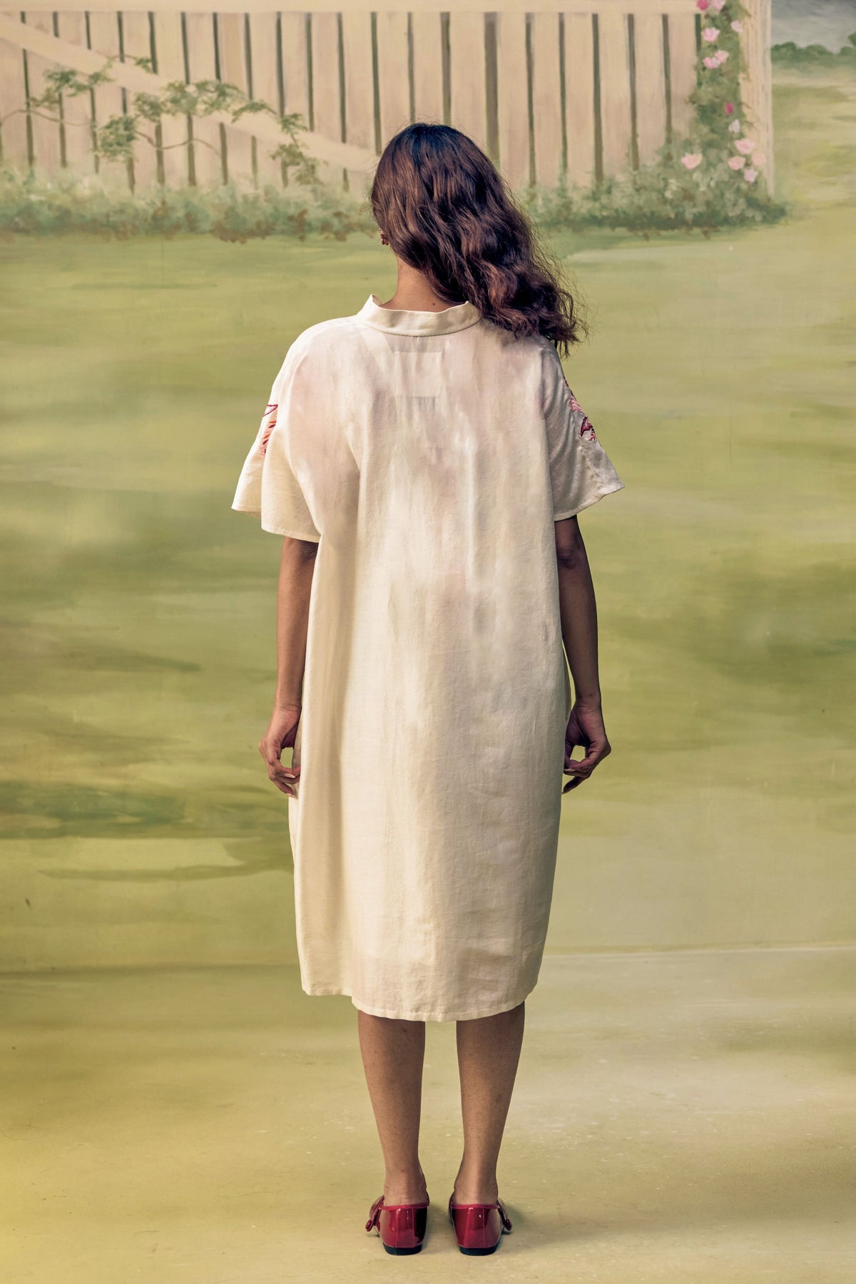 Coral Reverie Flow Dress