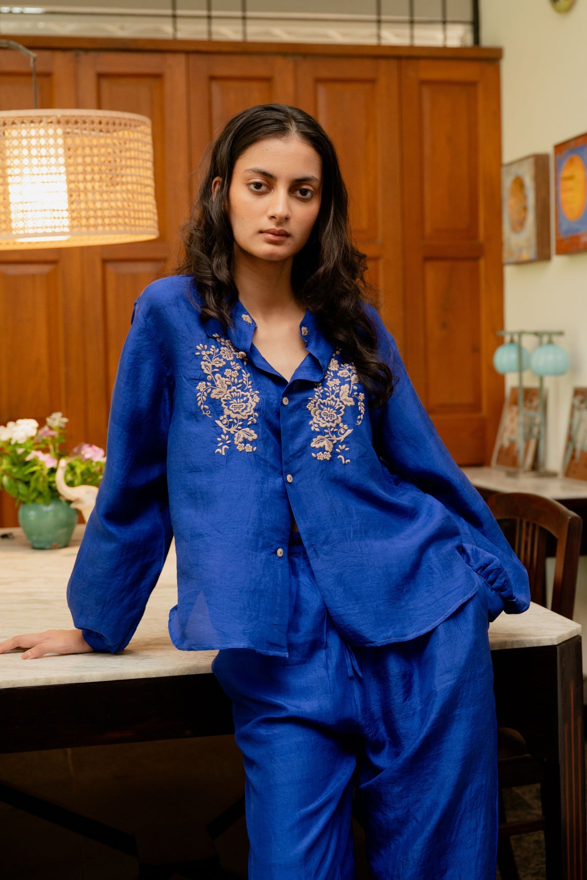 Ink Blue Sara Shirt