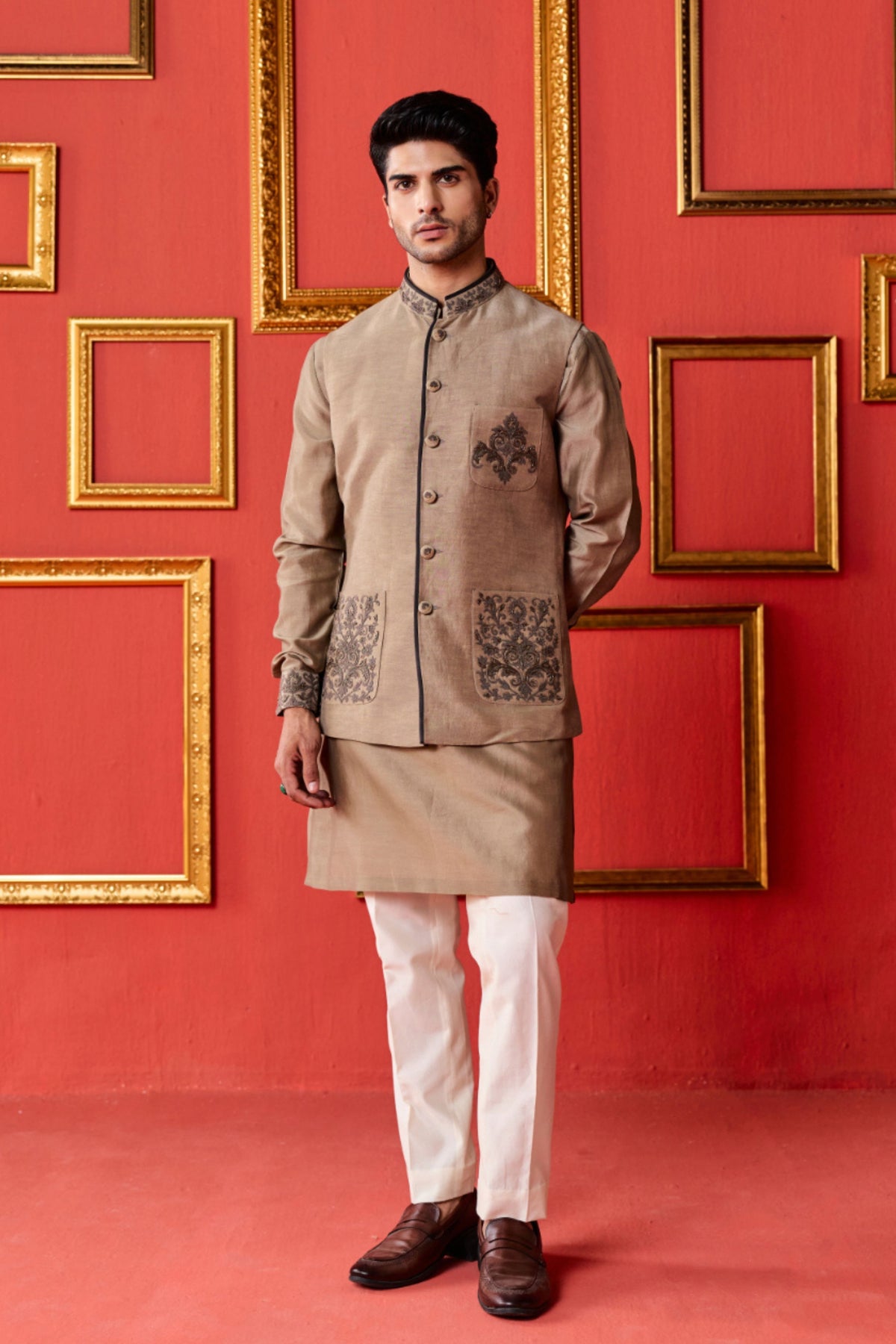 Advik Nehru Jacket Set