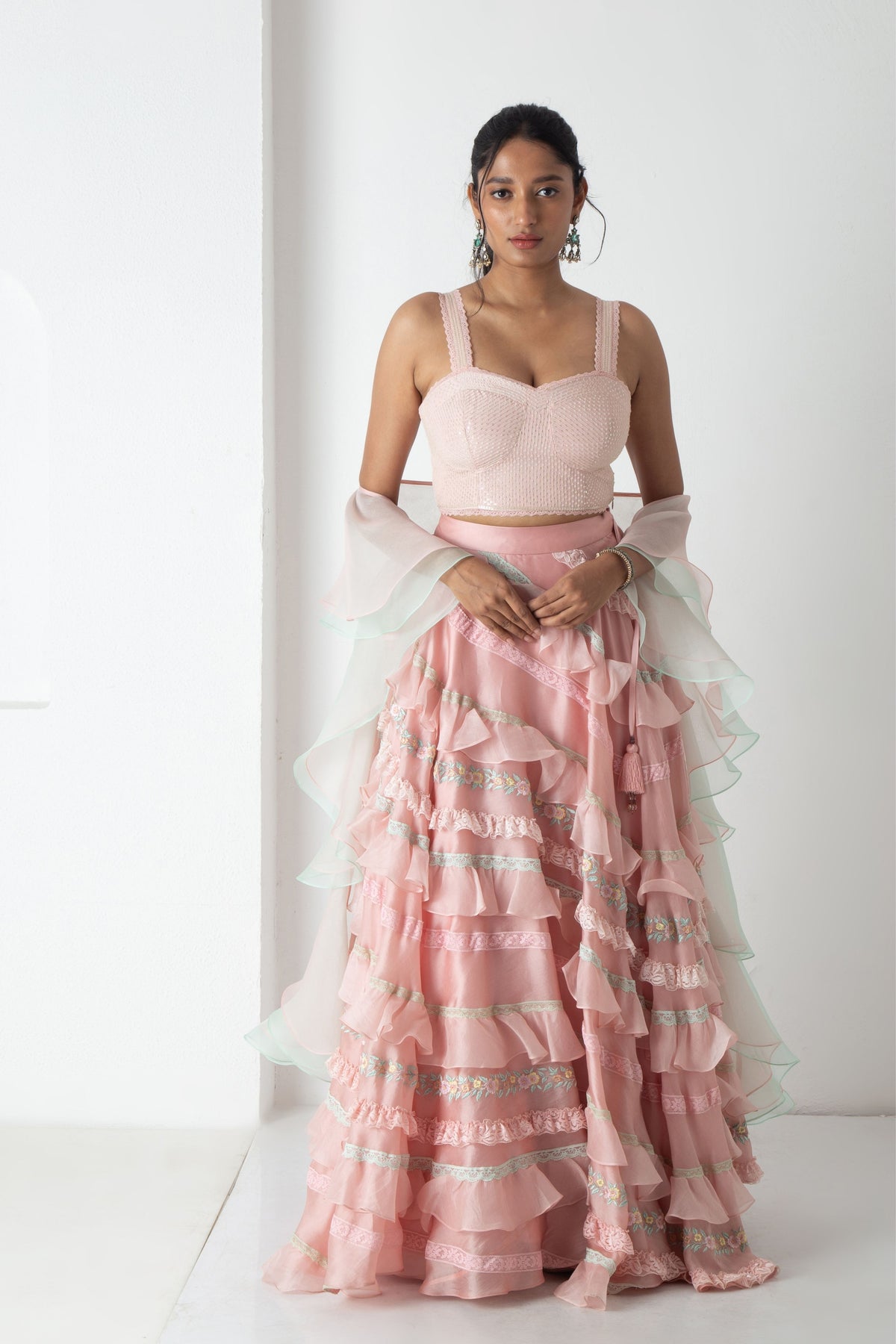 Pink Aria Lehenga Set