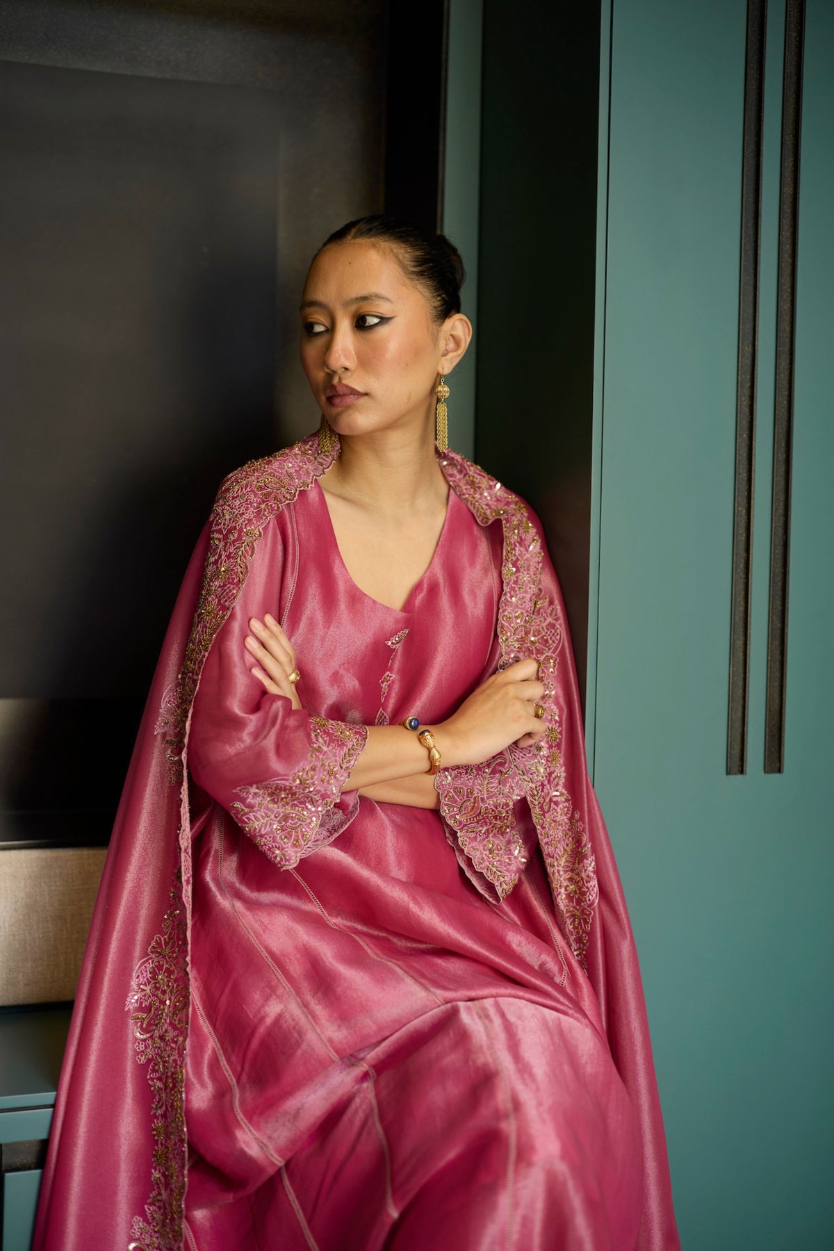 Pink Dhara Kurta Set
