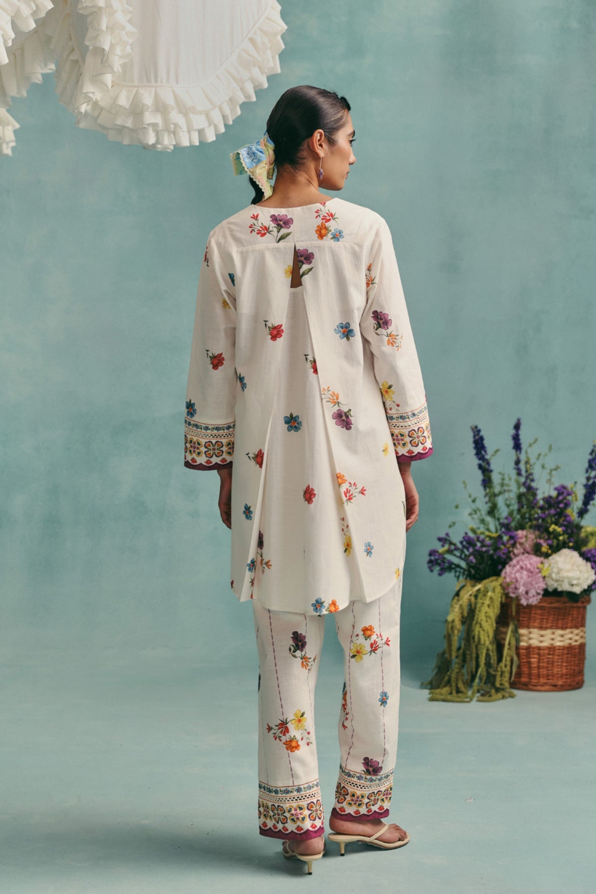 Daisy Ecru Tunic Set