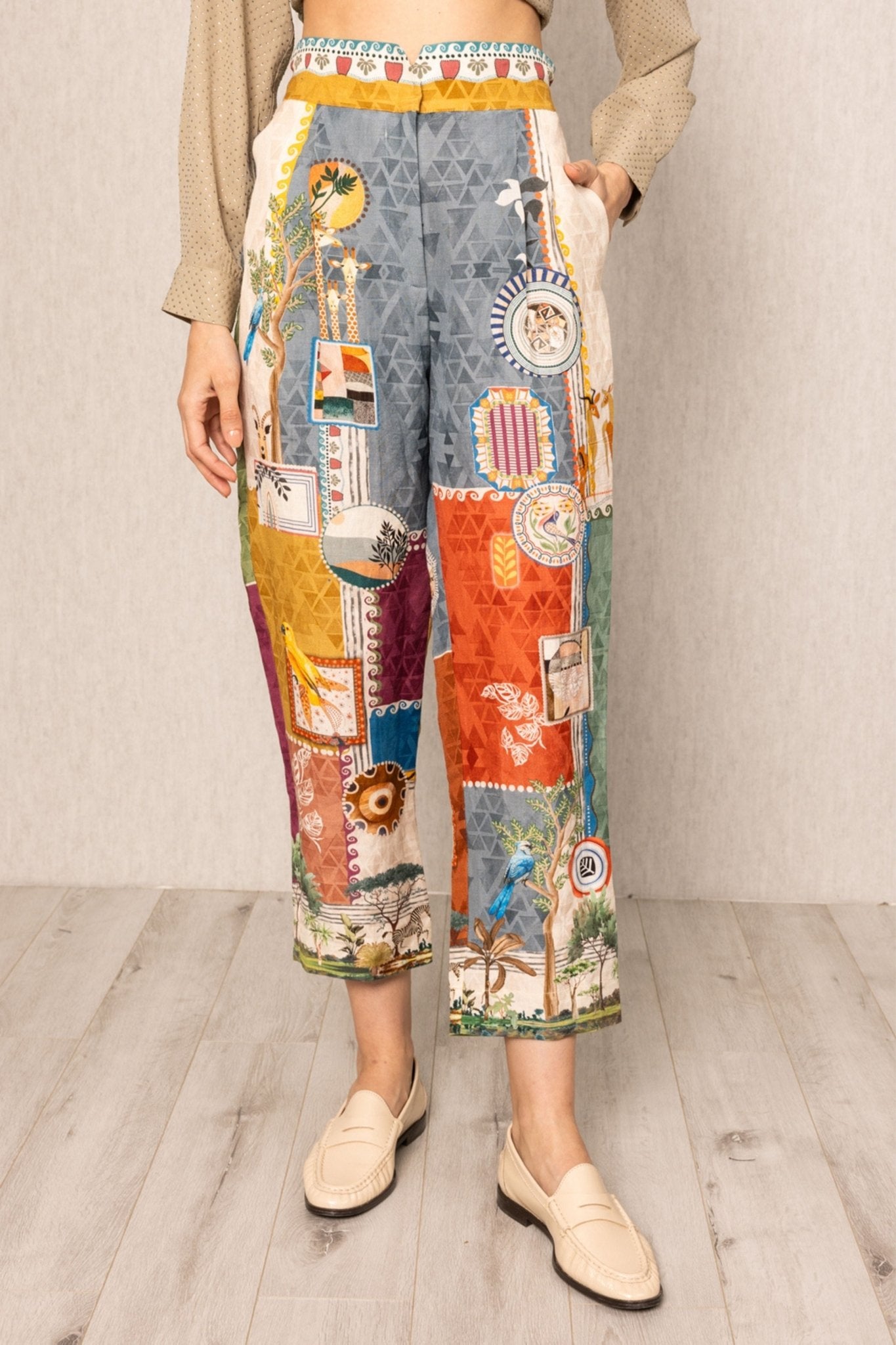 Tina Pleated Pants - Ranna Gill - Elahe