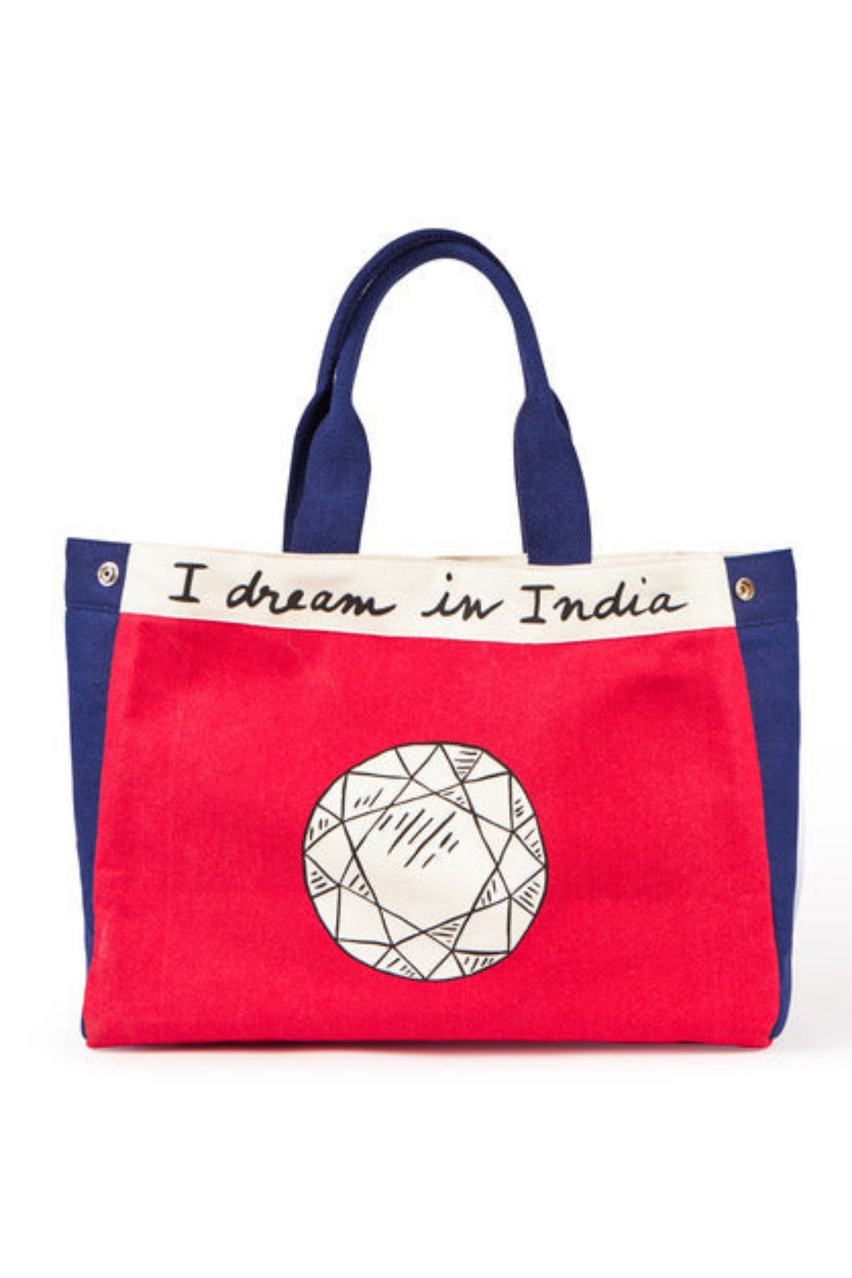 The Jaipur Tote in Hot Pink Bag