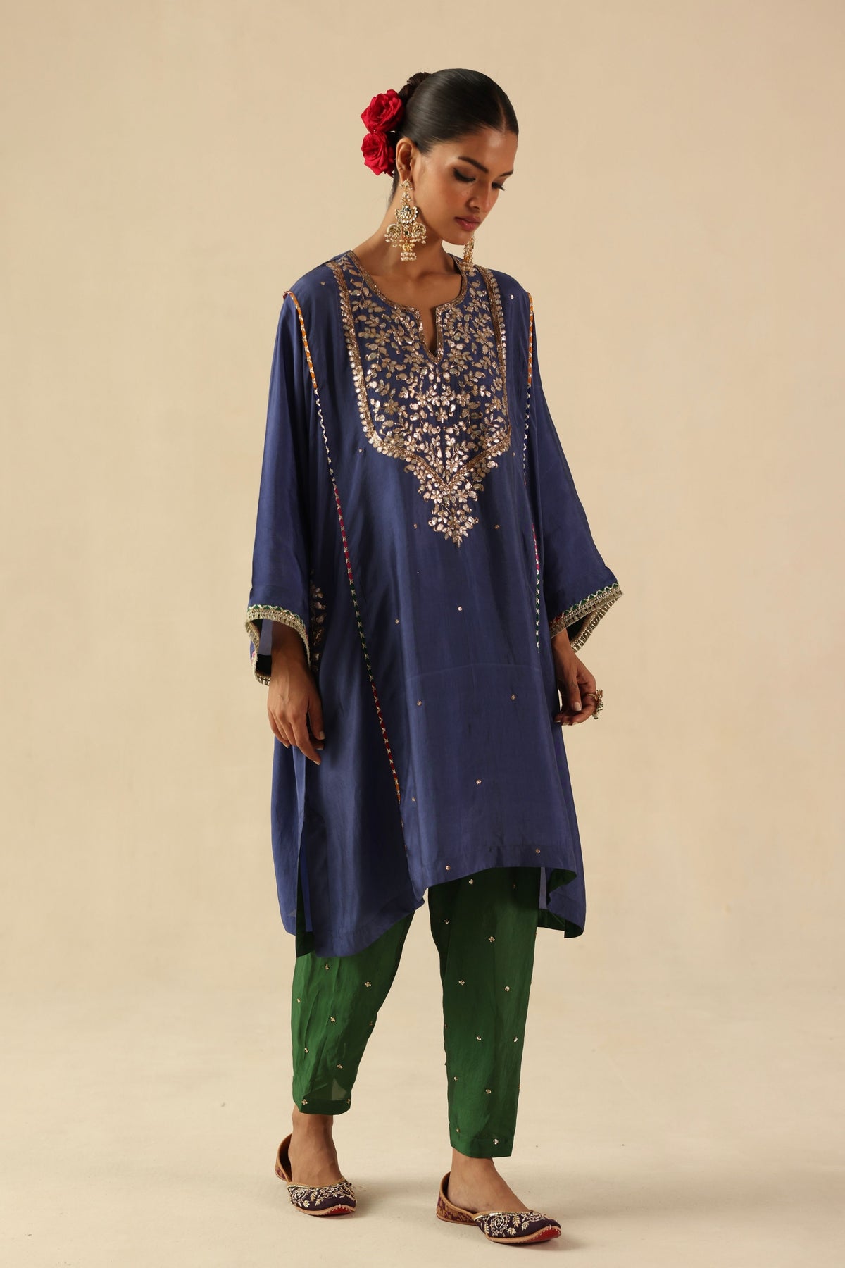 Ink Blue Parizad Kurta Set