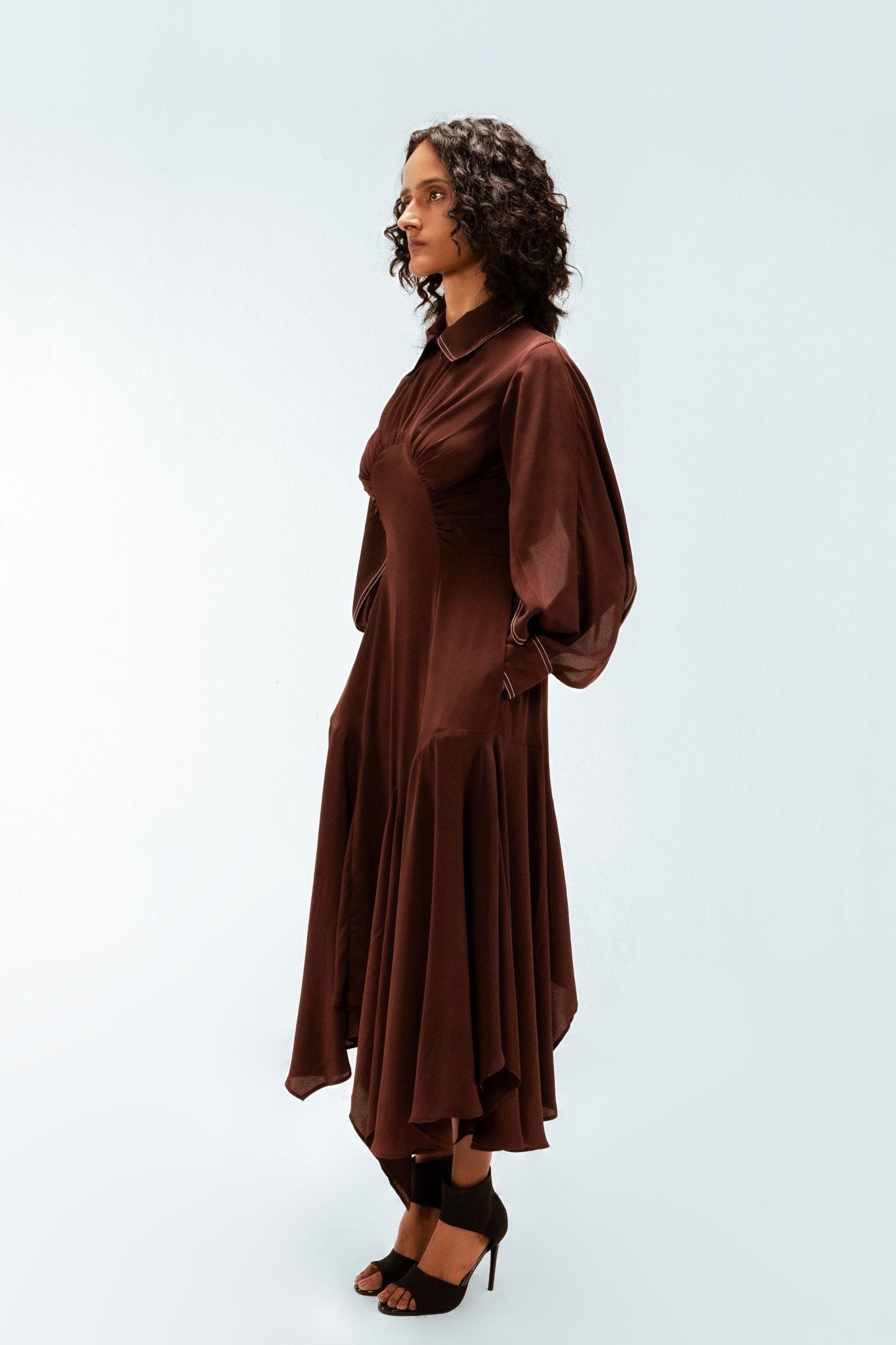 Willa Crepe Dress - Leh Studios - Elahe
