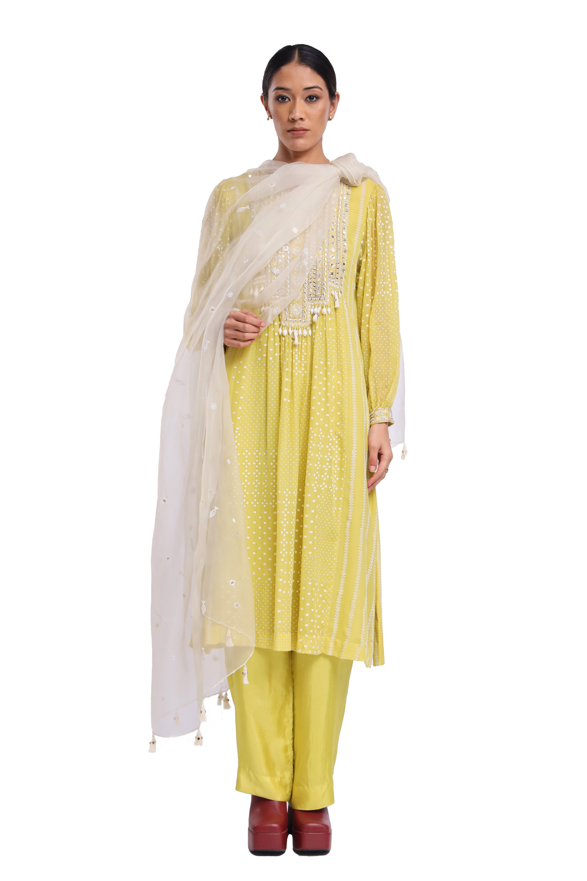 Lime Green Bahar Set
