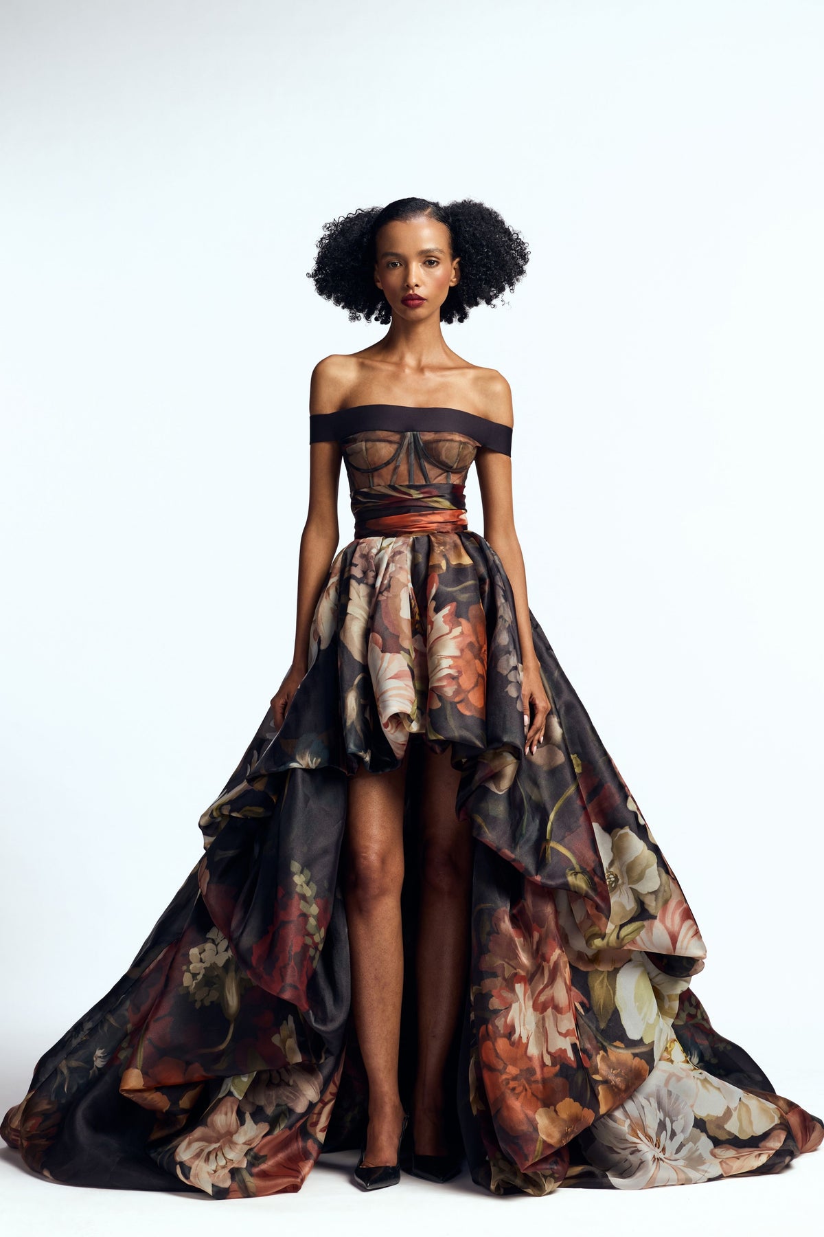 High Low Balloon Gown