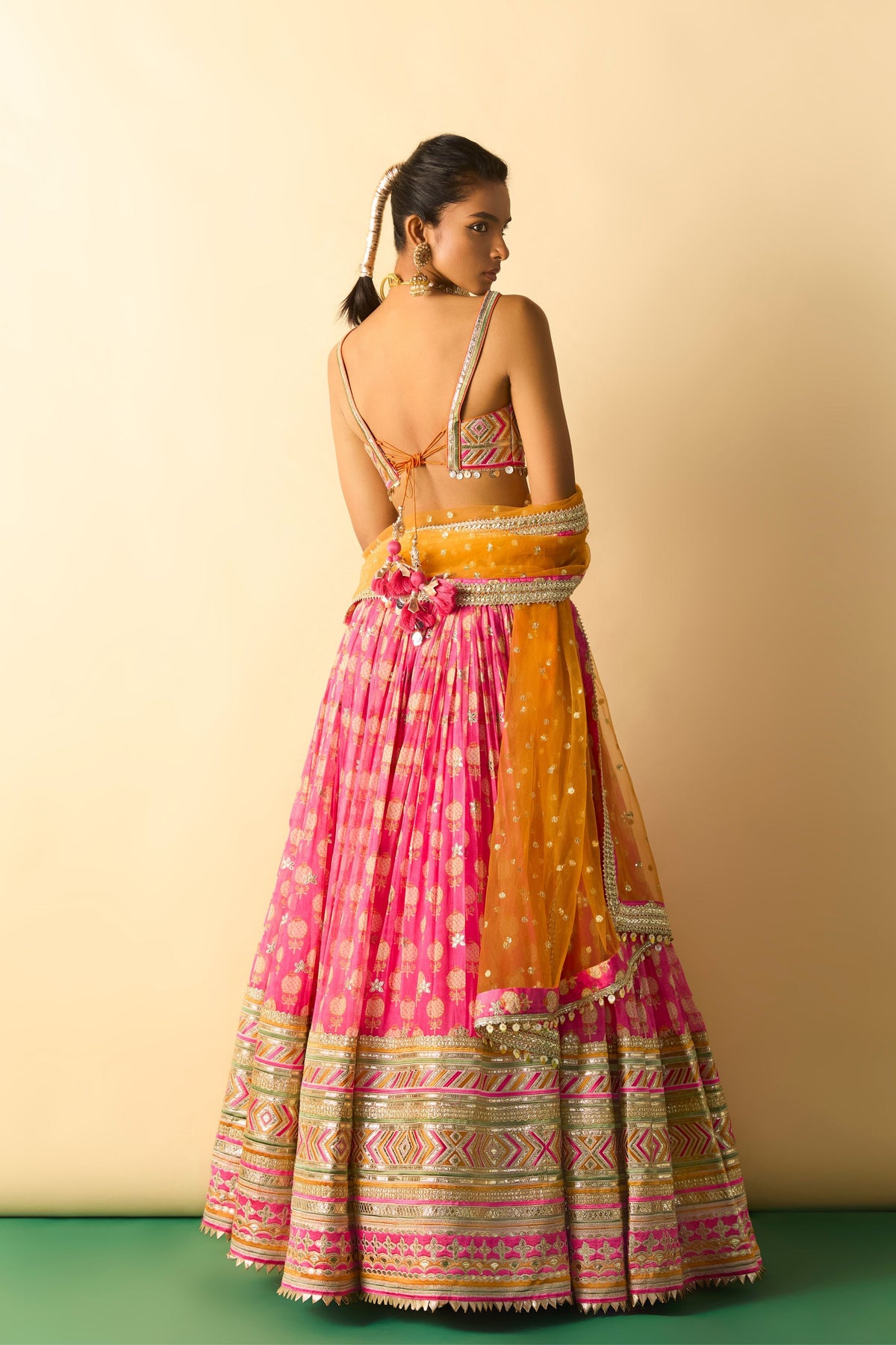 Pink Mannat Lehenga Set