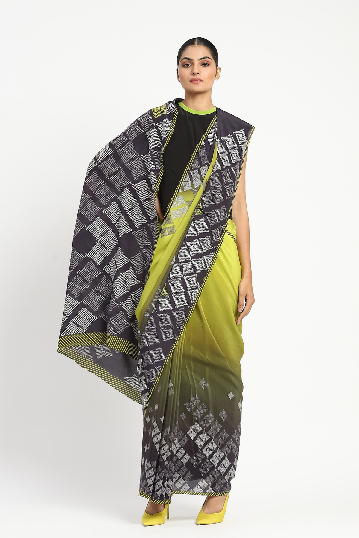 Still Seeking Printed Saree