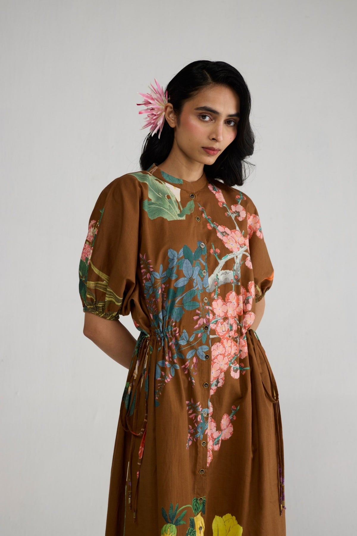 Emi Side Tie Up Dress