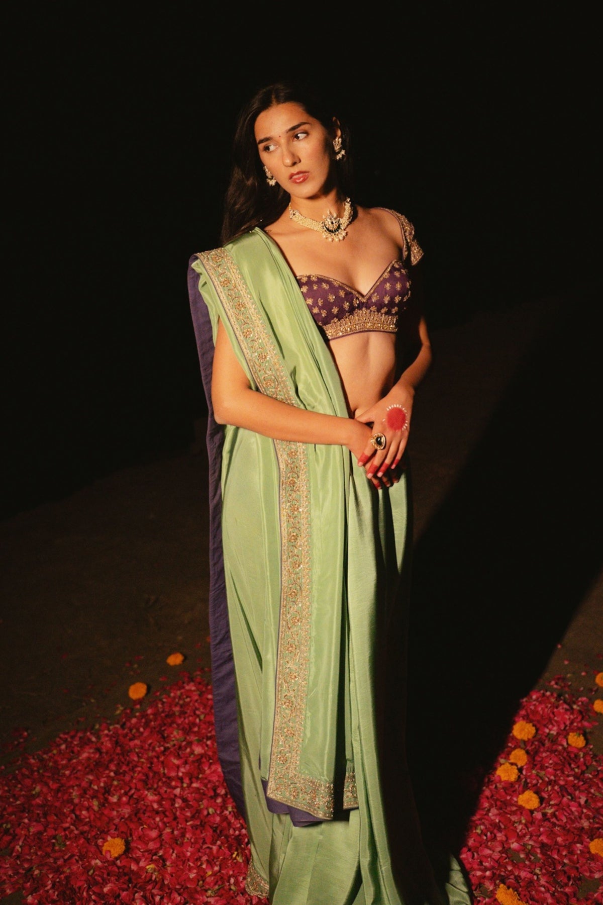 Hemrang Kanti Saree Set