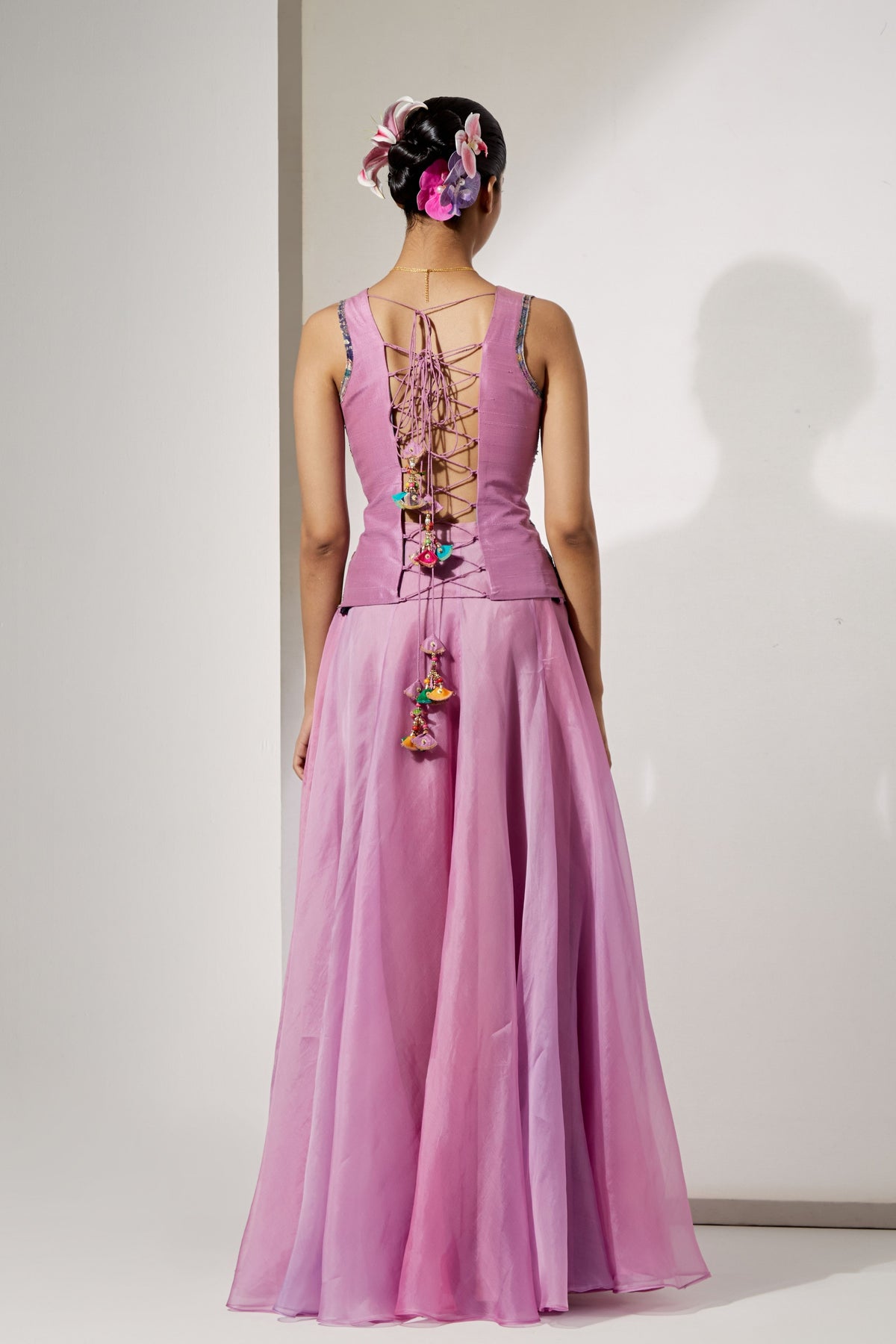 Lavender lehenga Set