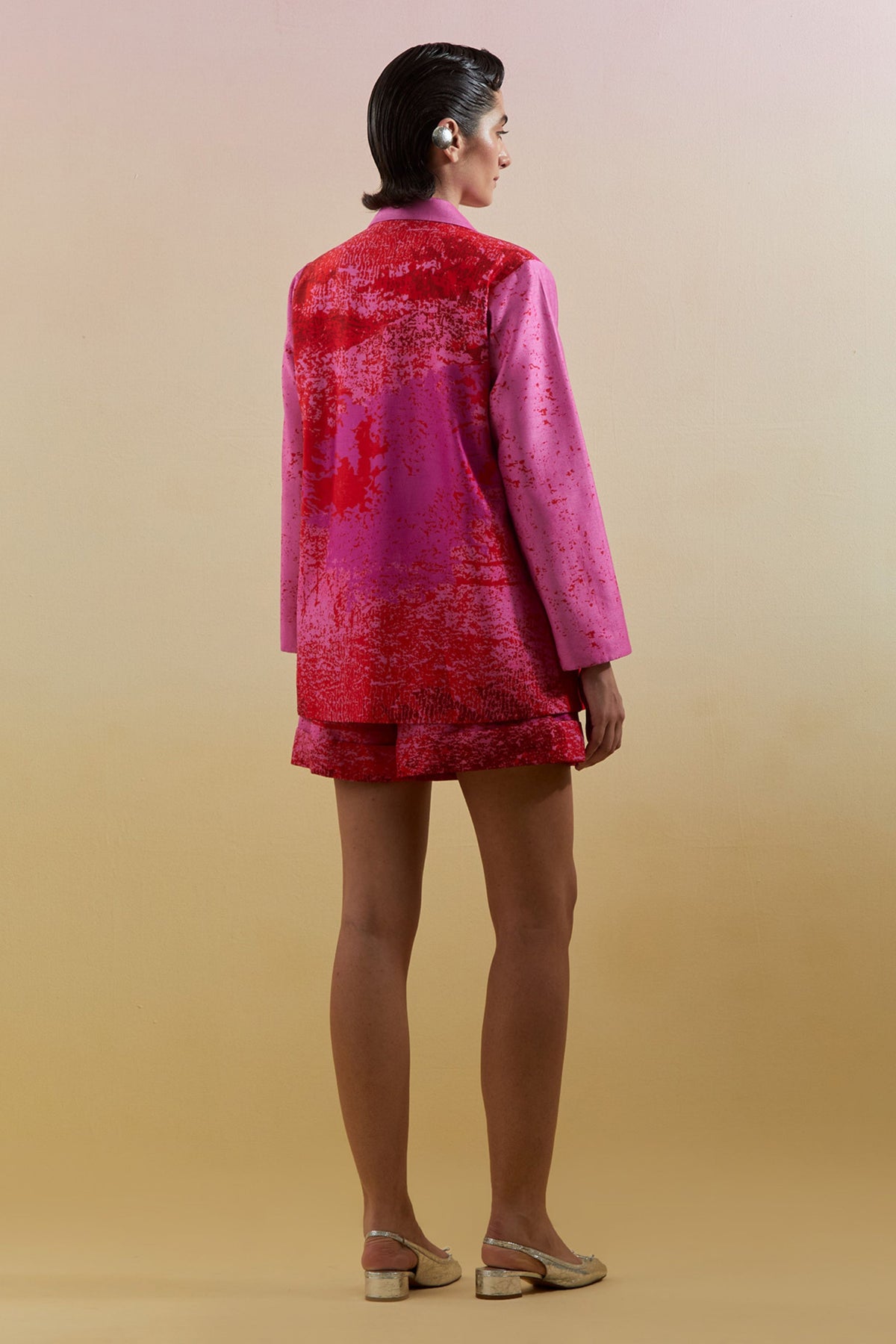 Gliss Lush Fuchsia Blazer Set