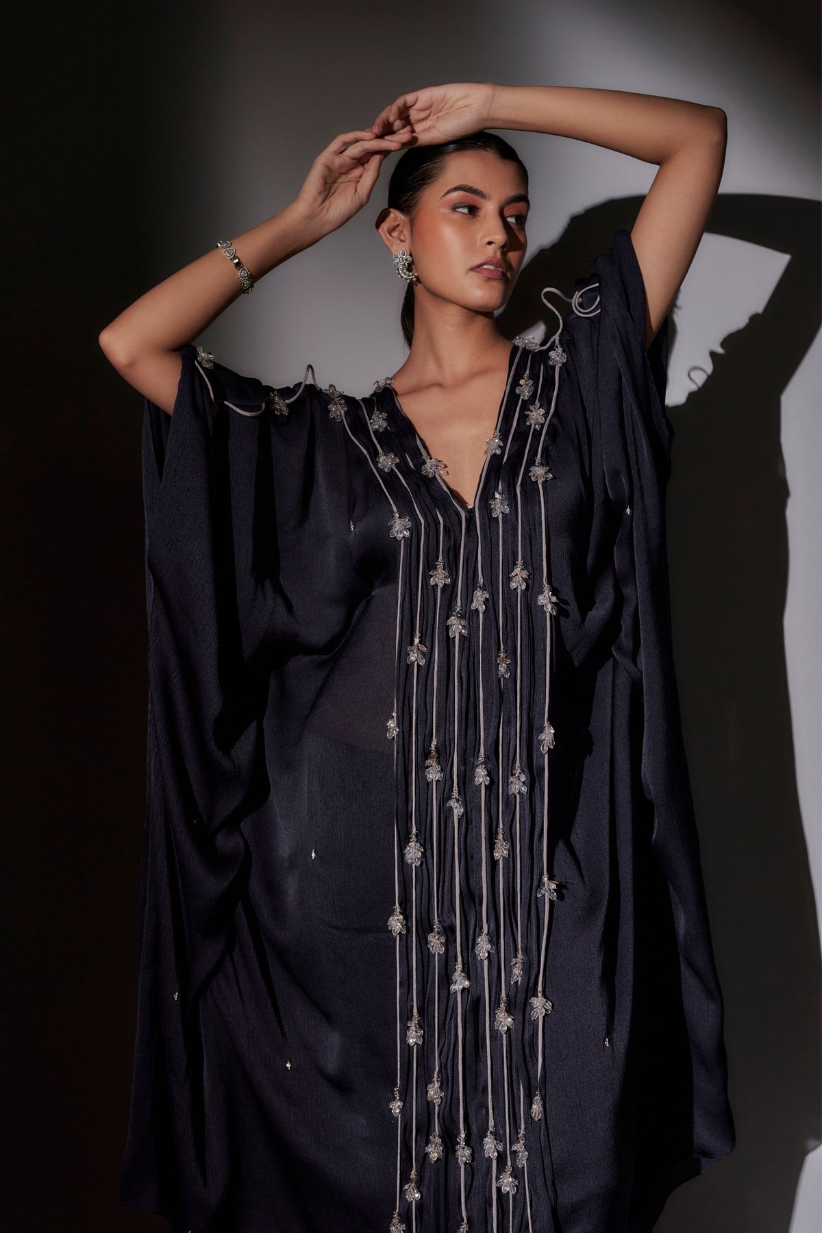Navy Blue Dori Kaftan Set