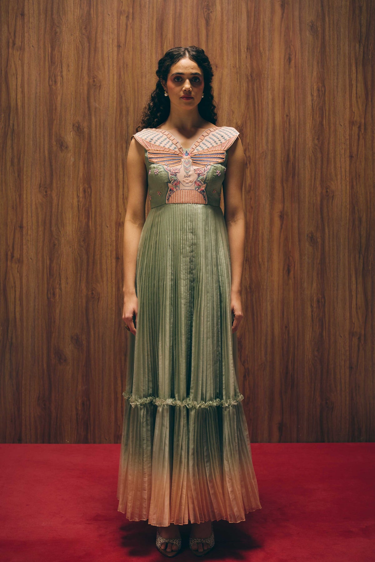 Vagabond Sage Green Dress