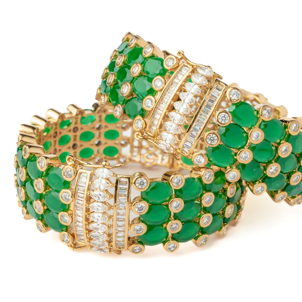 Kundan Polki Pair of Bangles