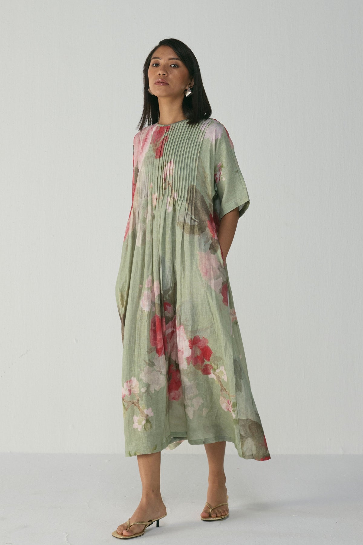 Roos Pintucks Dress
