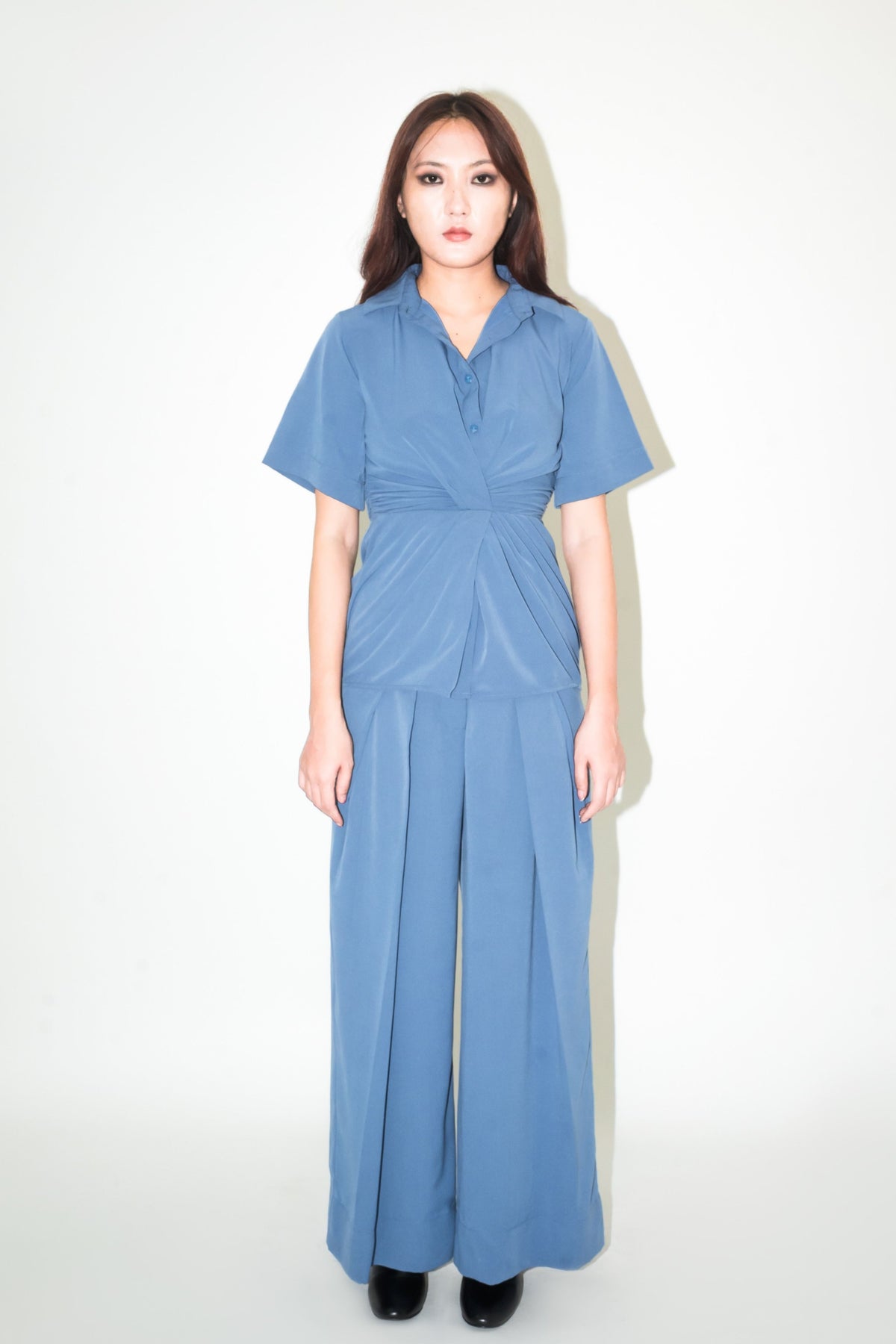 Isla Draped Azure Top