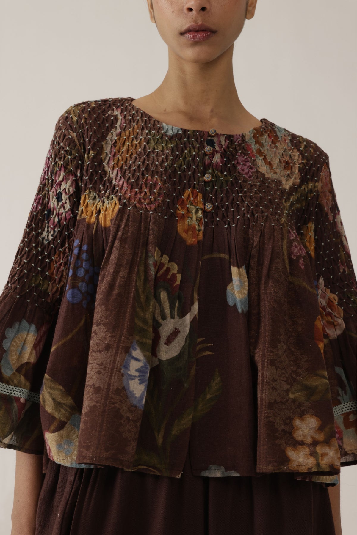 Louie Brown Top