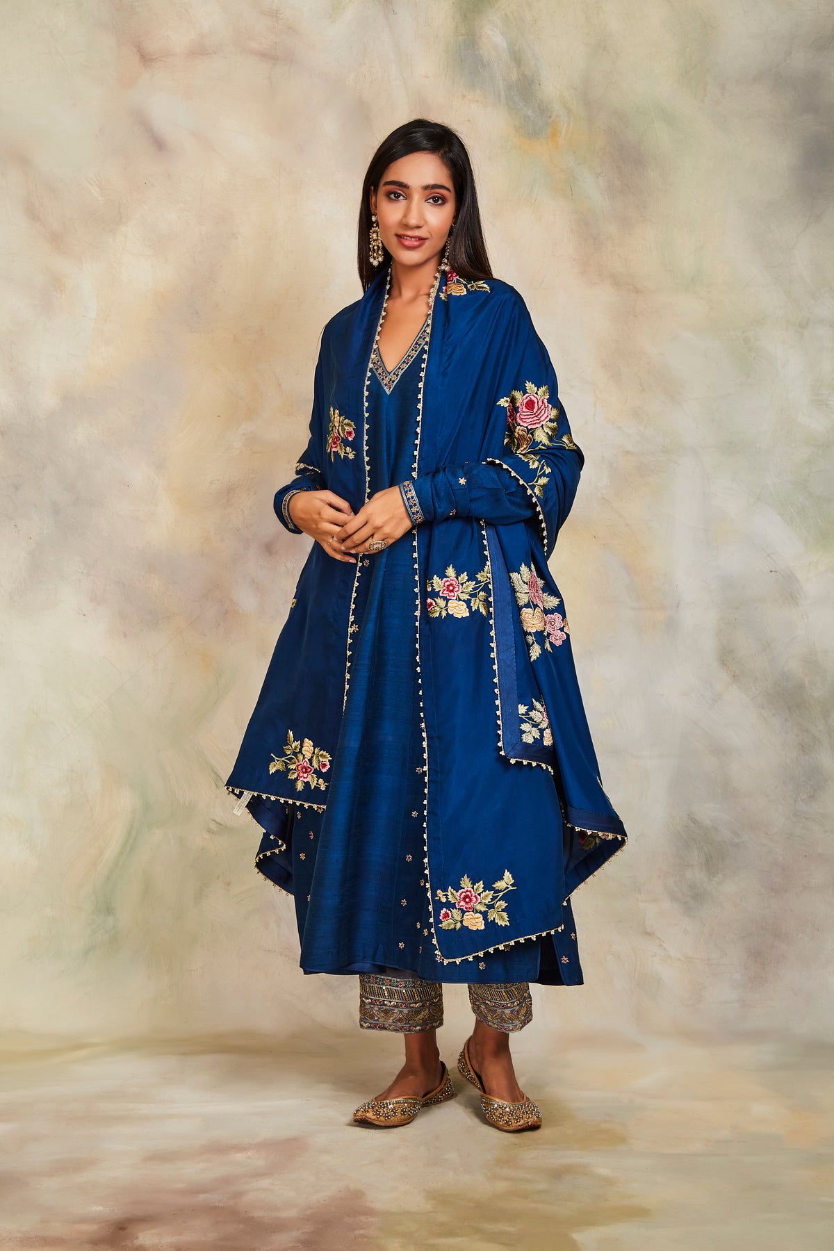 Blue kurta set