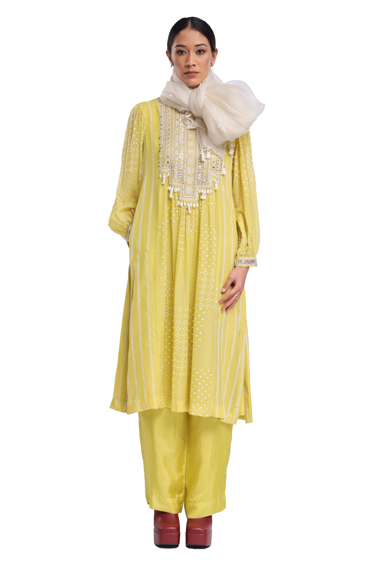 Lime Green Bahar Set