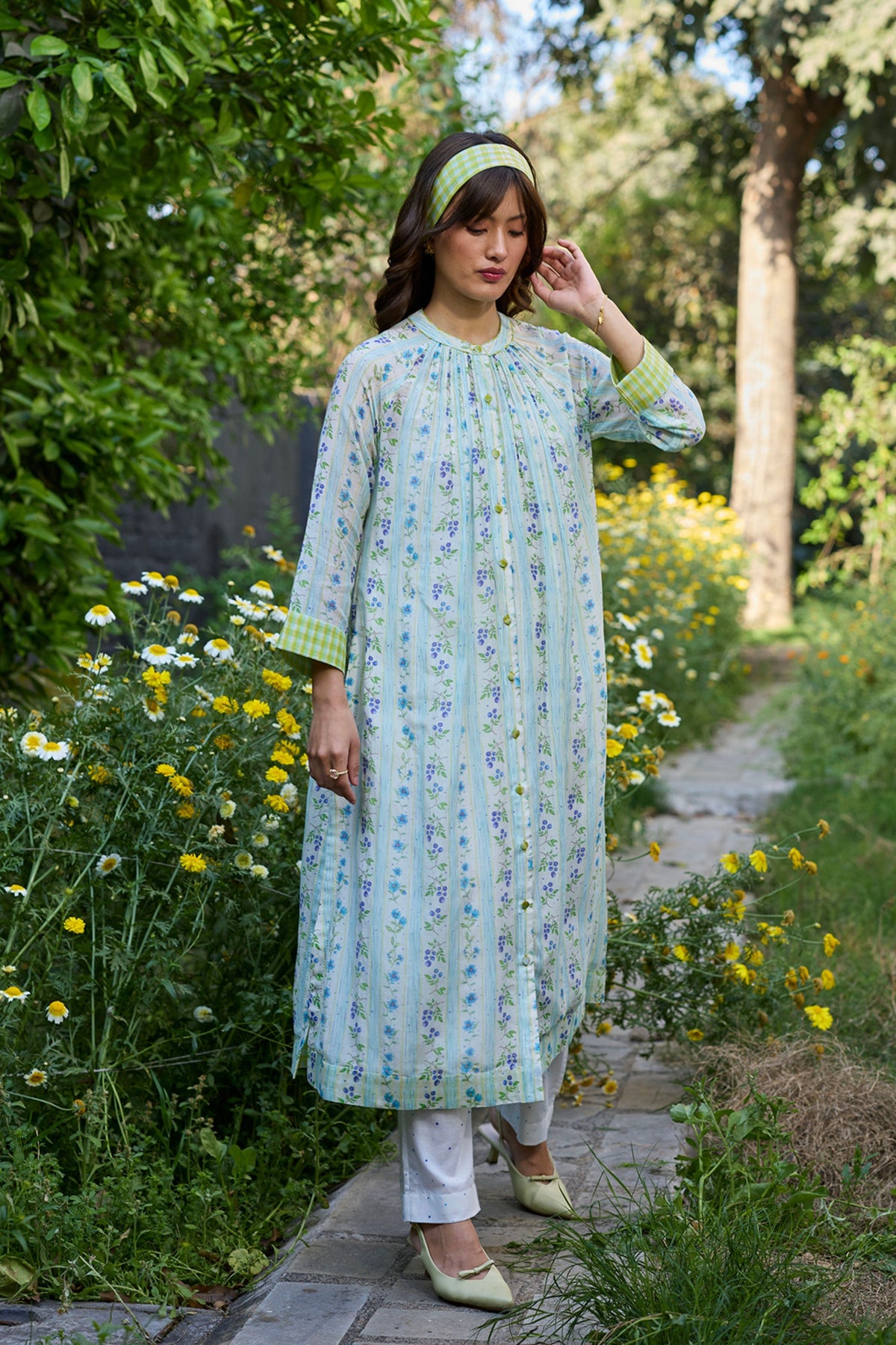 Hidden Orchard Ivory Kurta Set