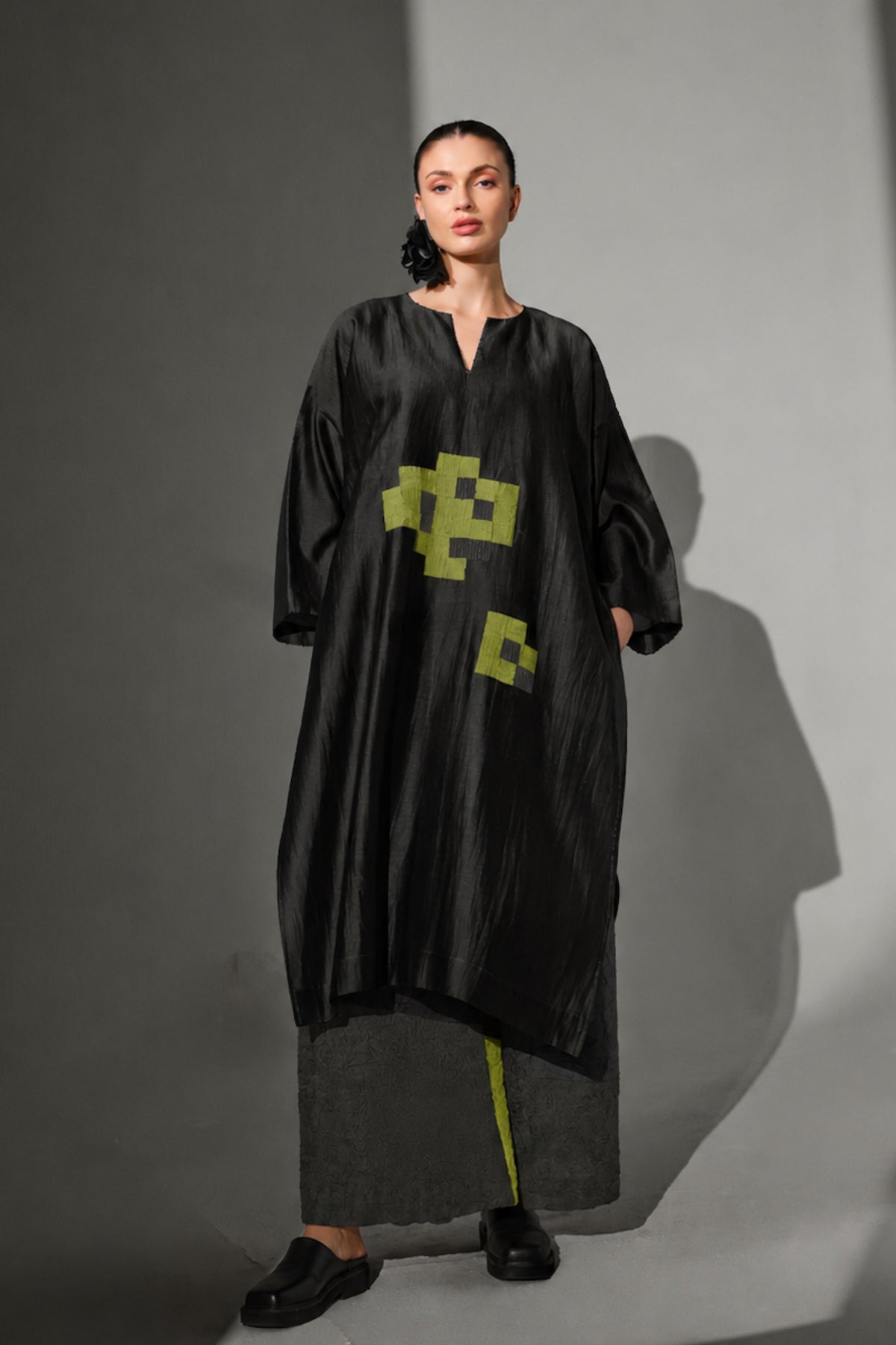 Ash Green Trace Tunic