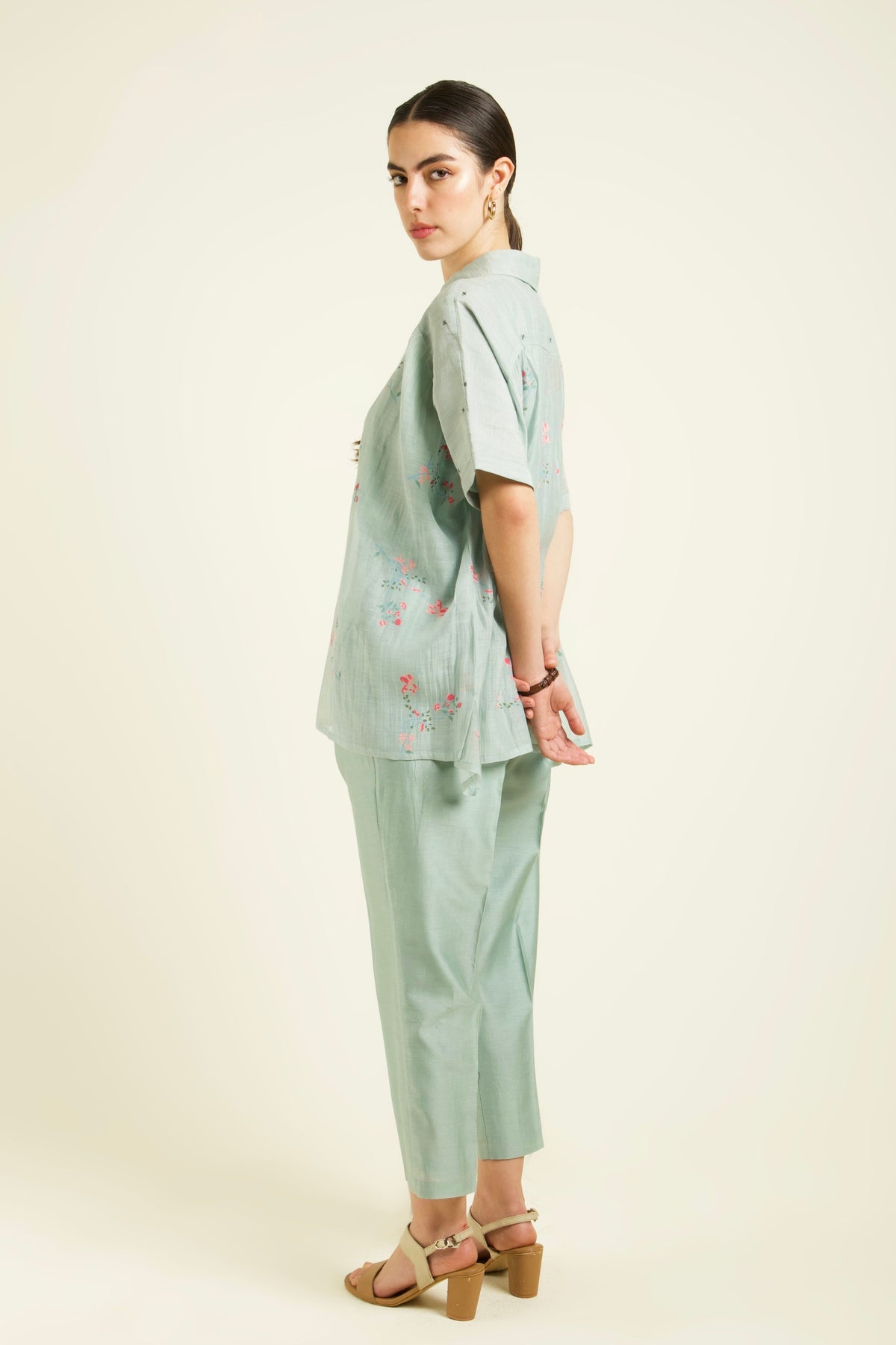 Mint Half Sleeve Co-ord Set