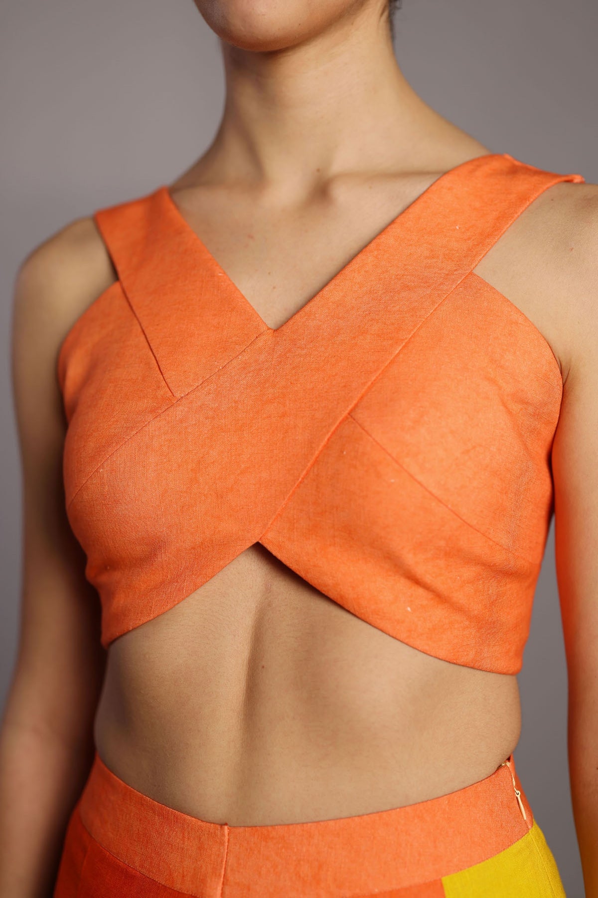 Orange and Yellow Co-ord Set