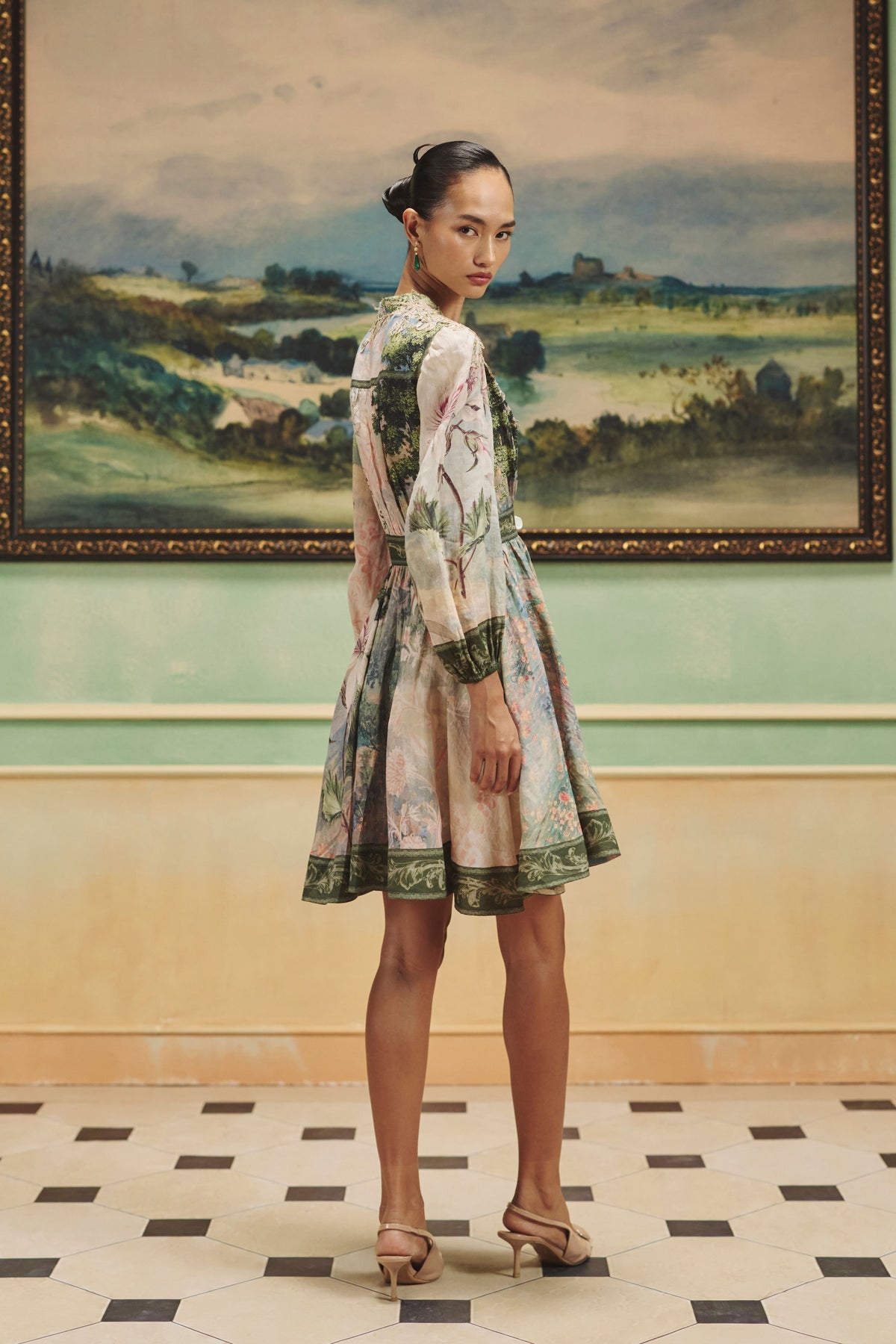 Vienna Foxglove Dress