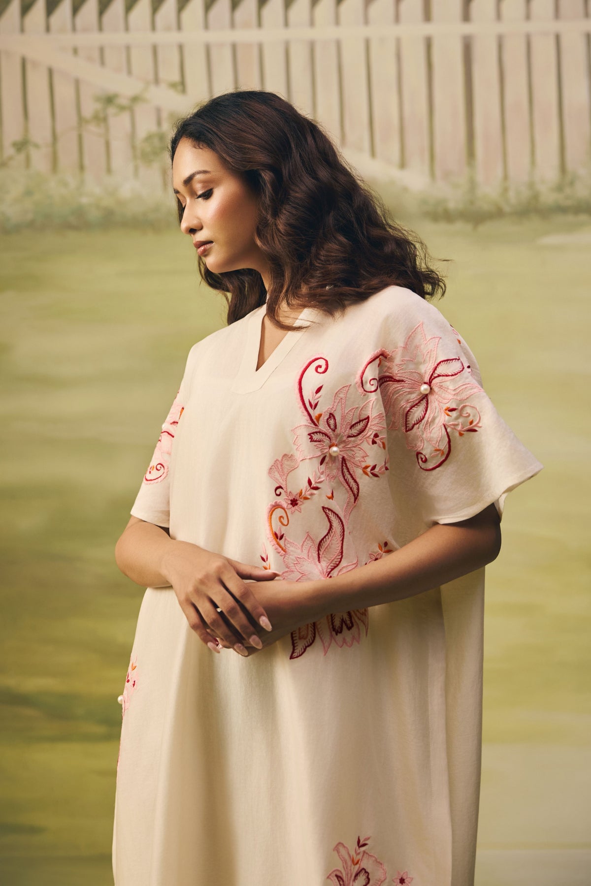 Coral Reverie Flow Dress