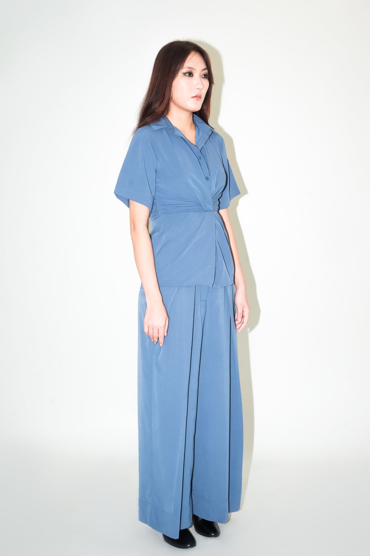 Isla Draped Azure Top