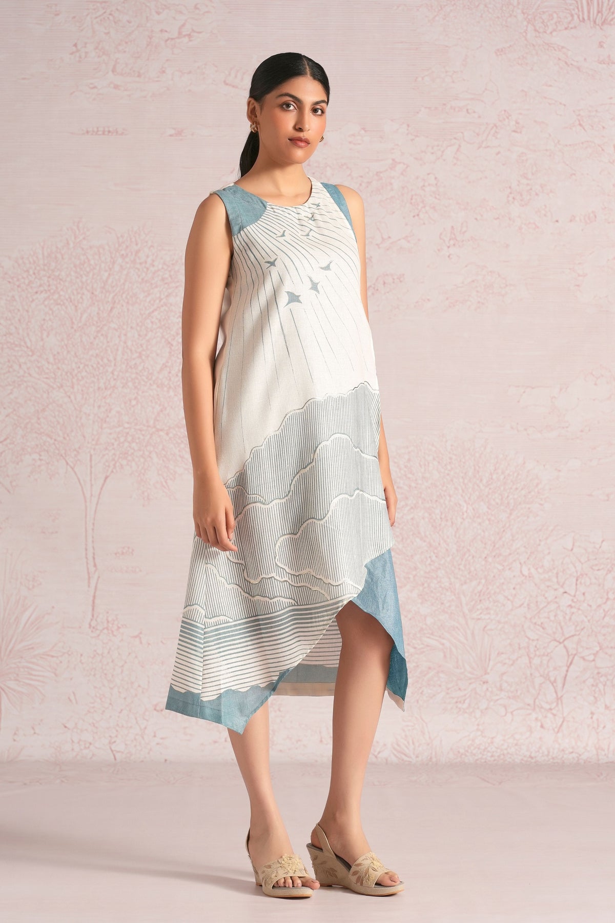 Silver Blueberry Dress