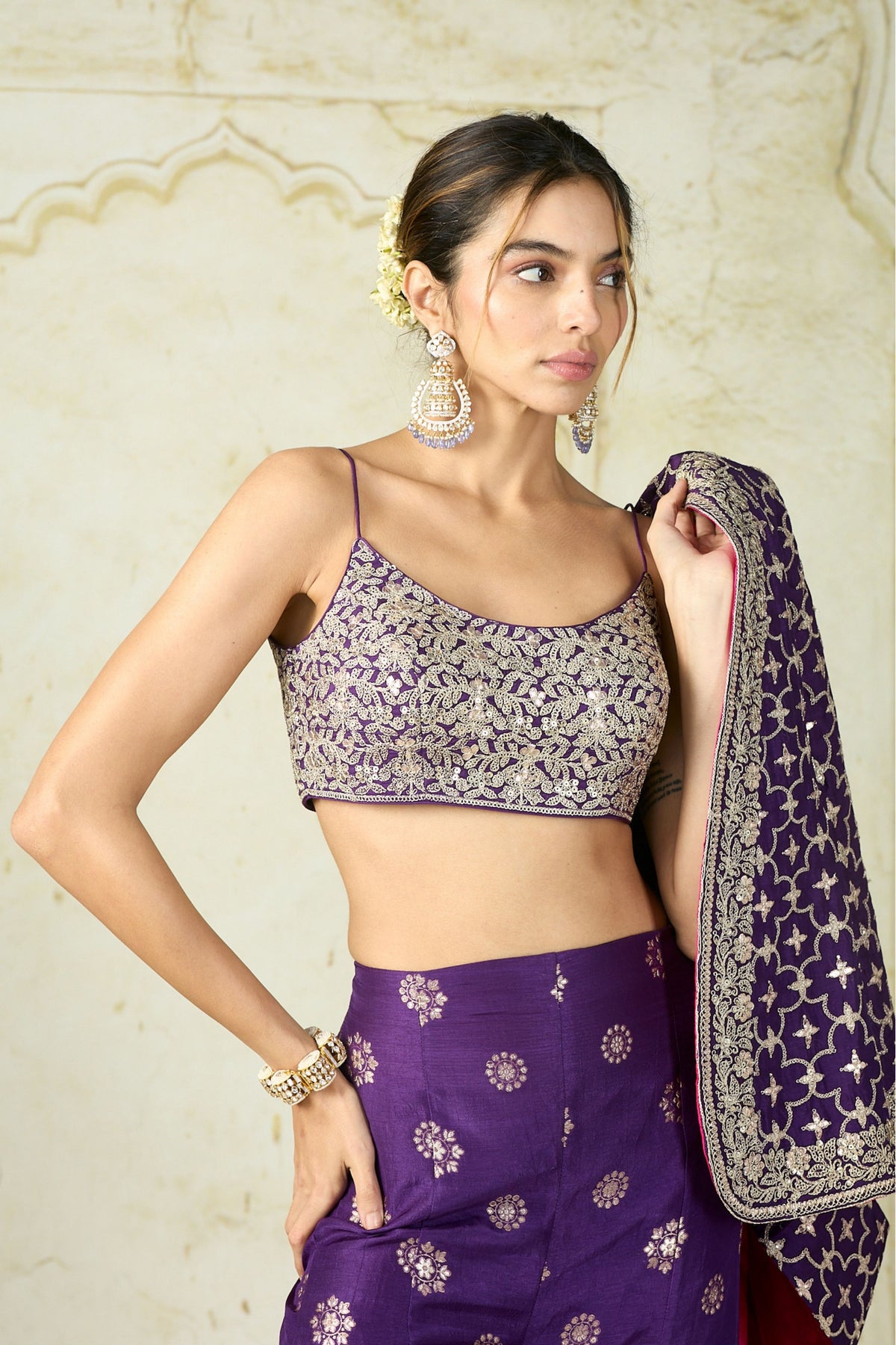 Purple Shaina Pant Set