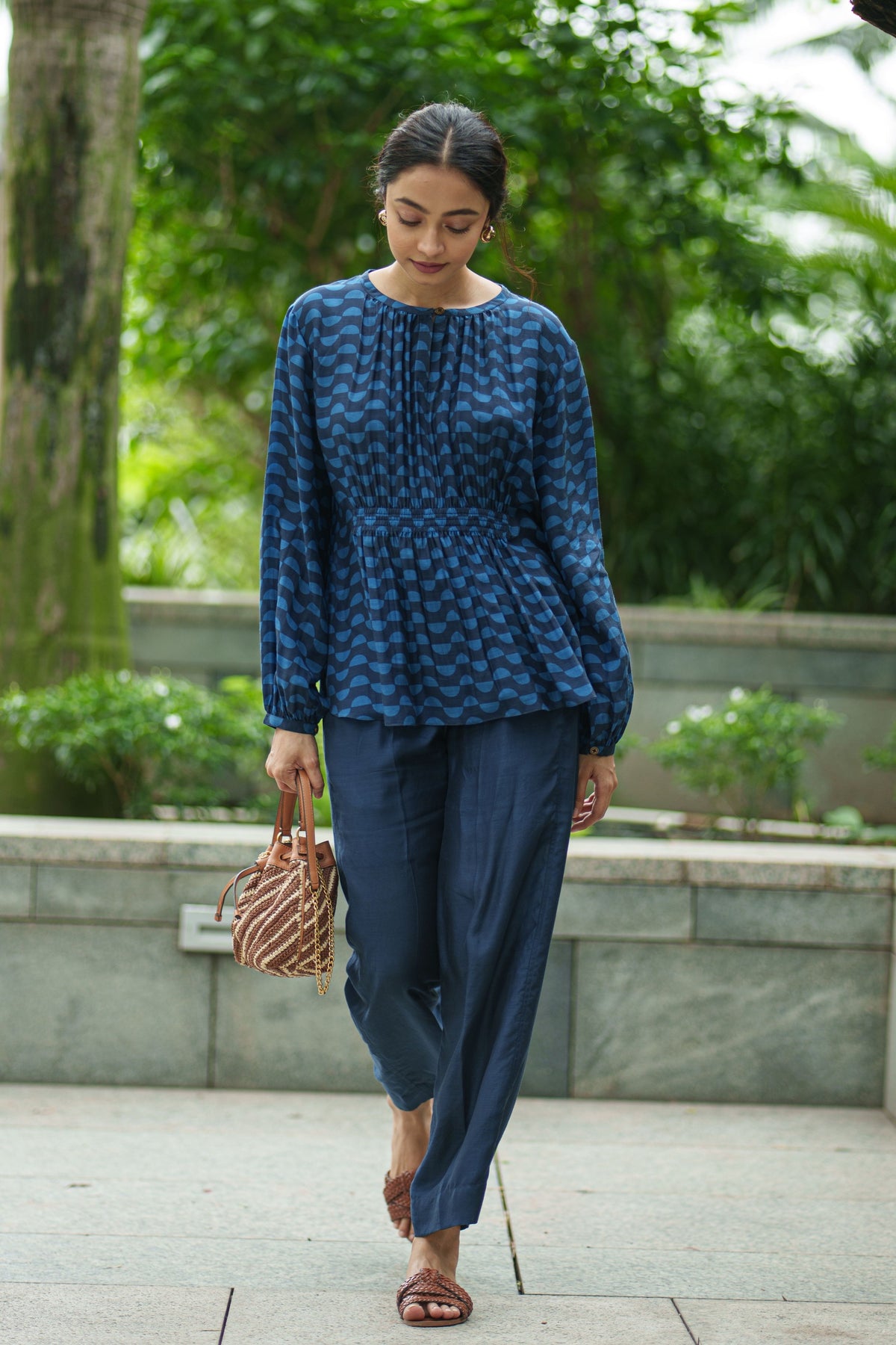 Gather Blue Wave Co-ord Set