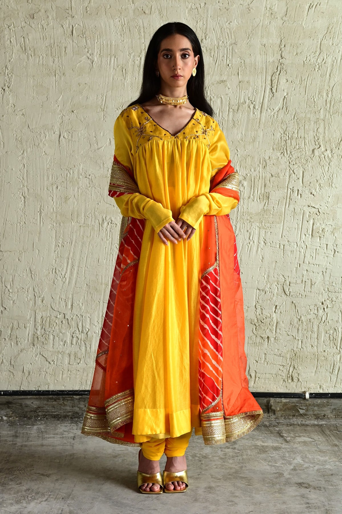Zardozi Diana Churidar Set