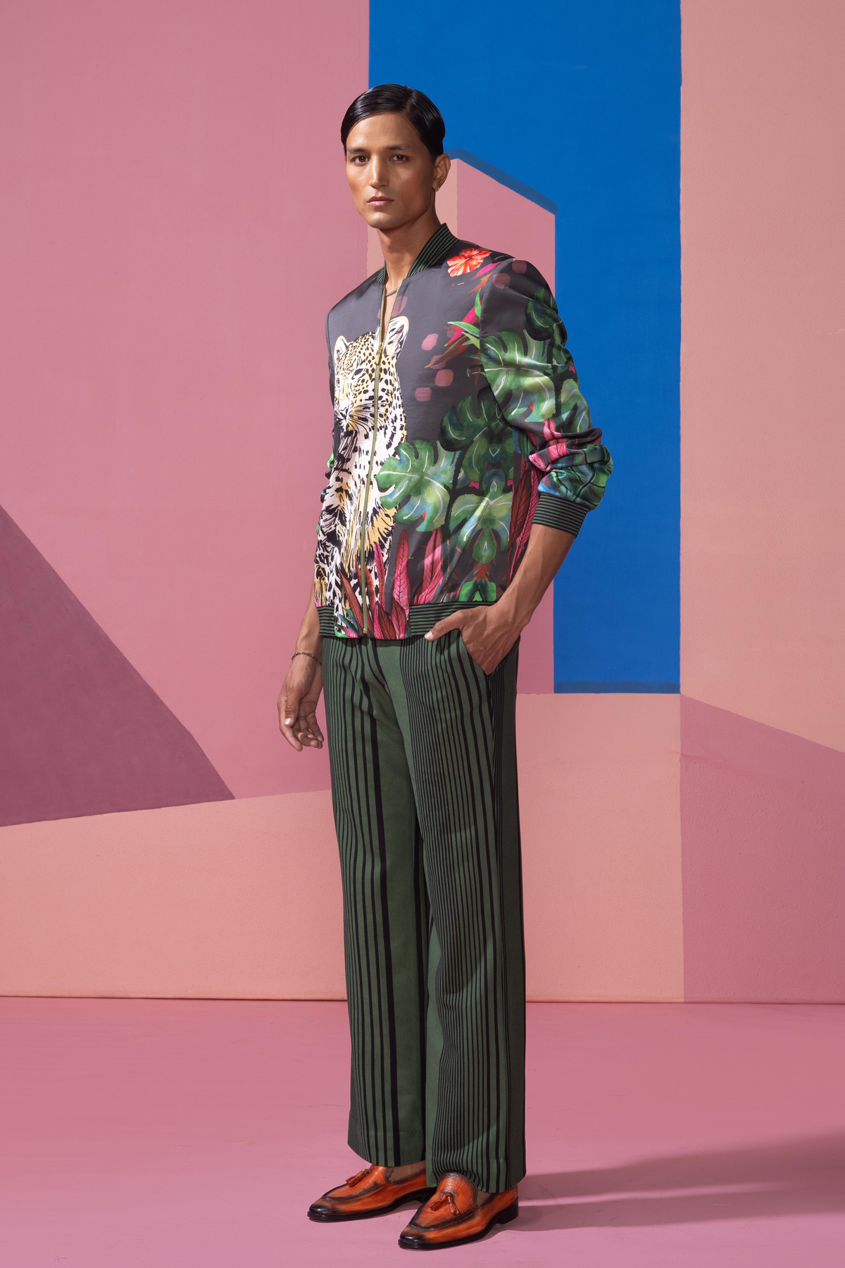 Feral Flora Charcoal Jacket
