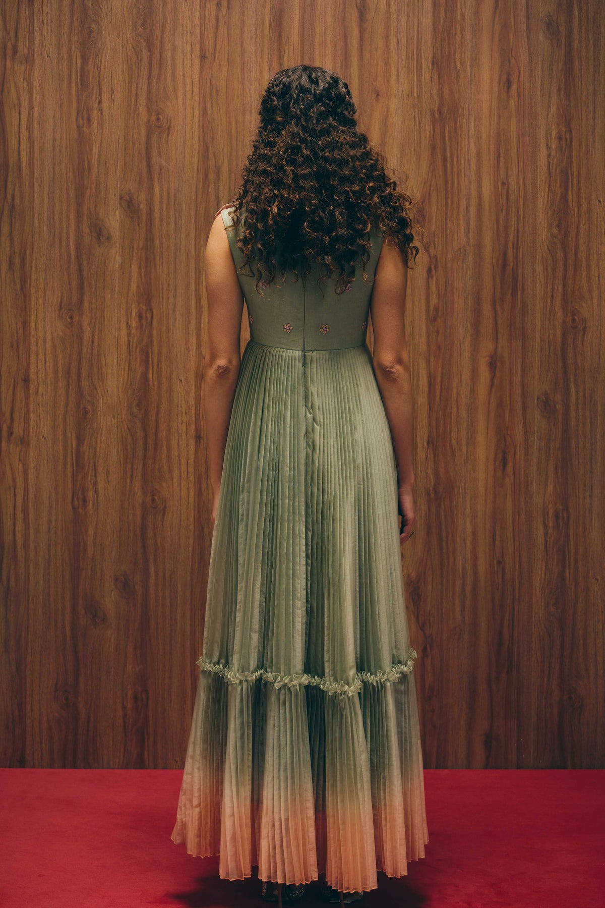 Vagabond Sage Green Dress