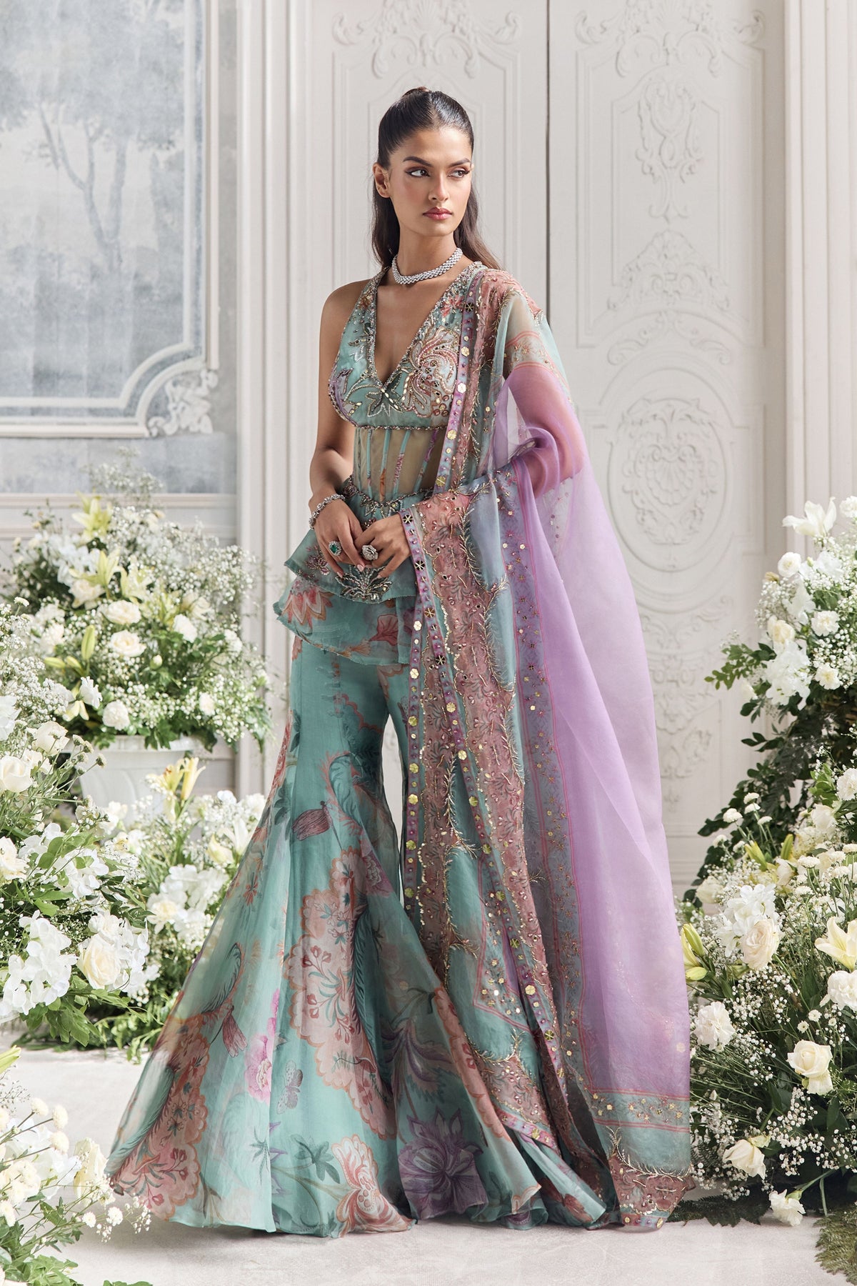 Hawa Sharara Set