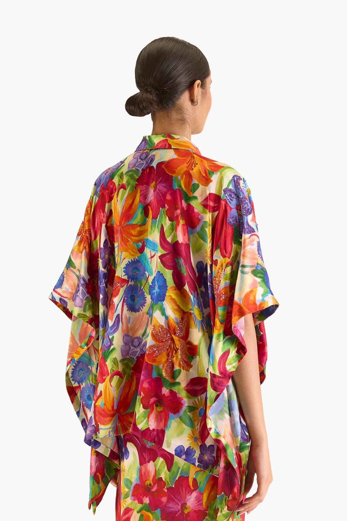 Hocknet Floral Kaftan Shirt