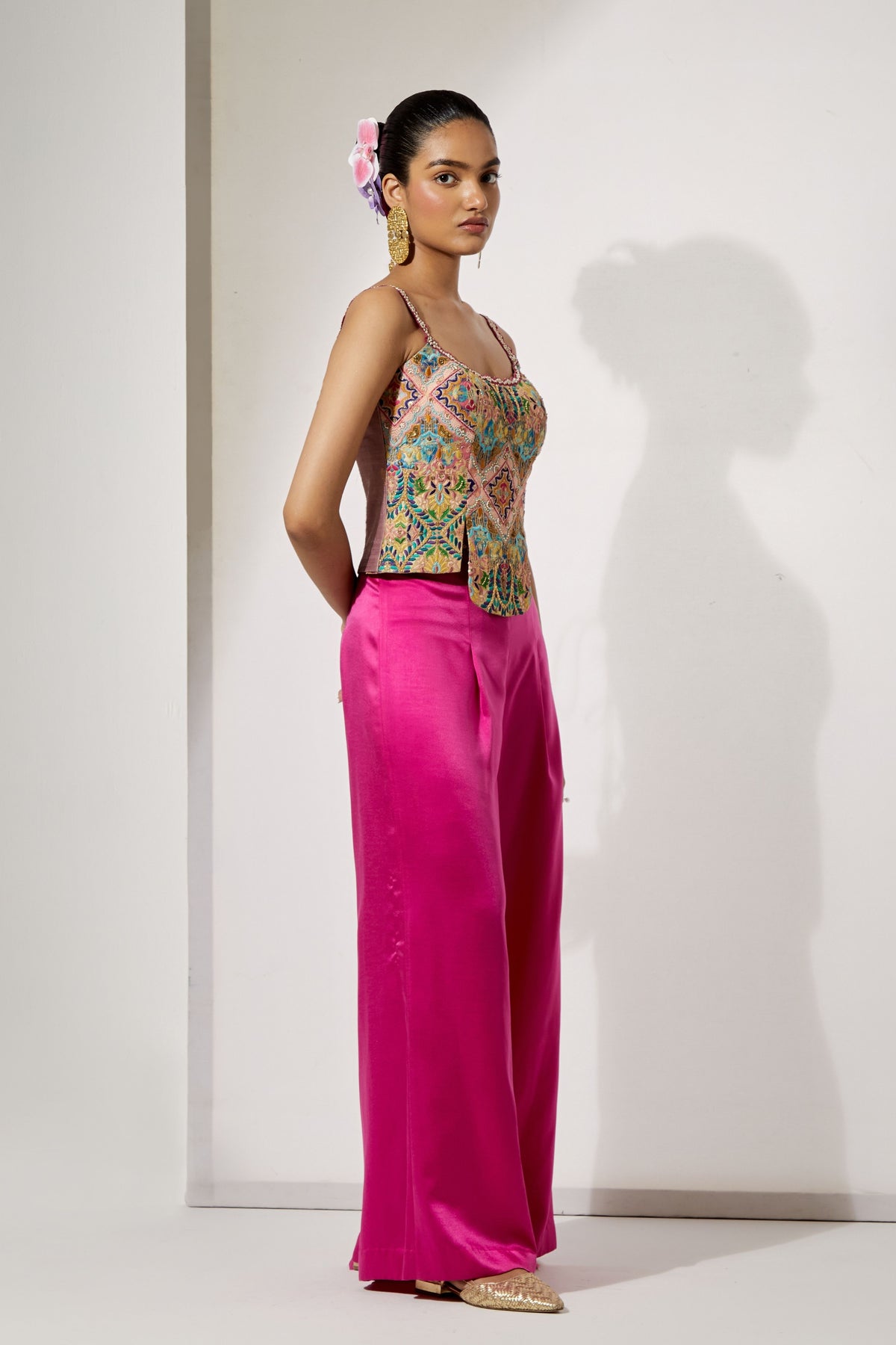 Fuchsia Sharara Set