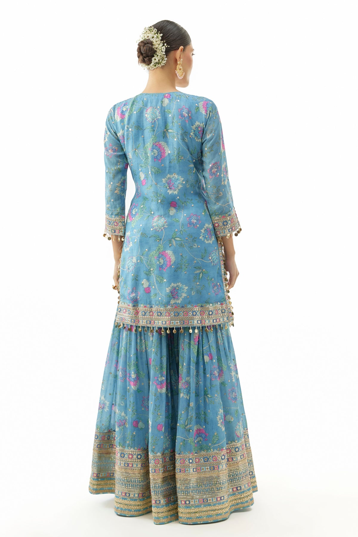 Blue Niyati Sharara Set