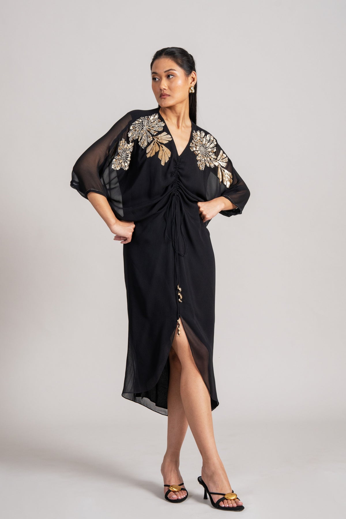 Cosmic Katnis Drawstring Dress