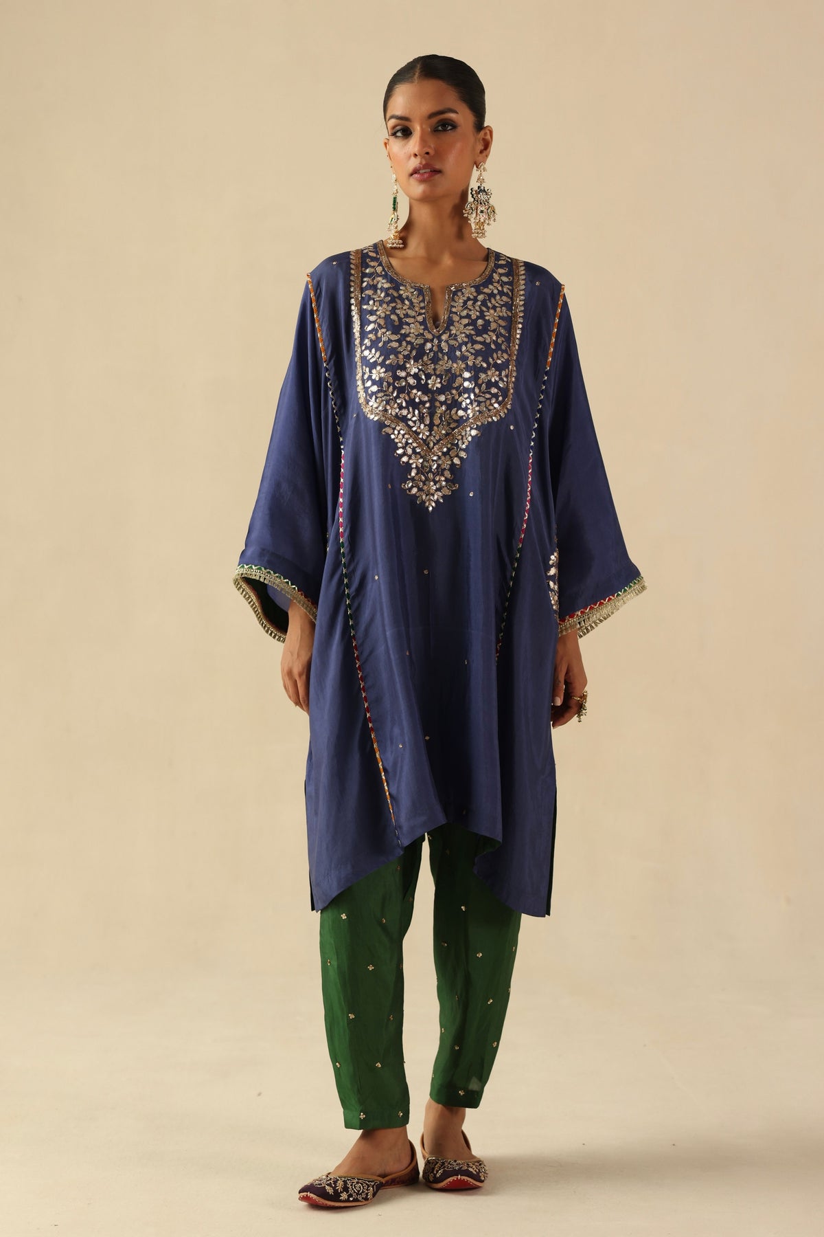 Ink Blue Parizad Kurta Set