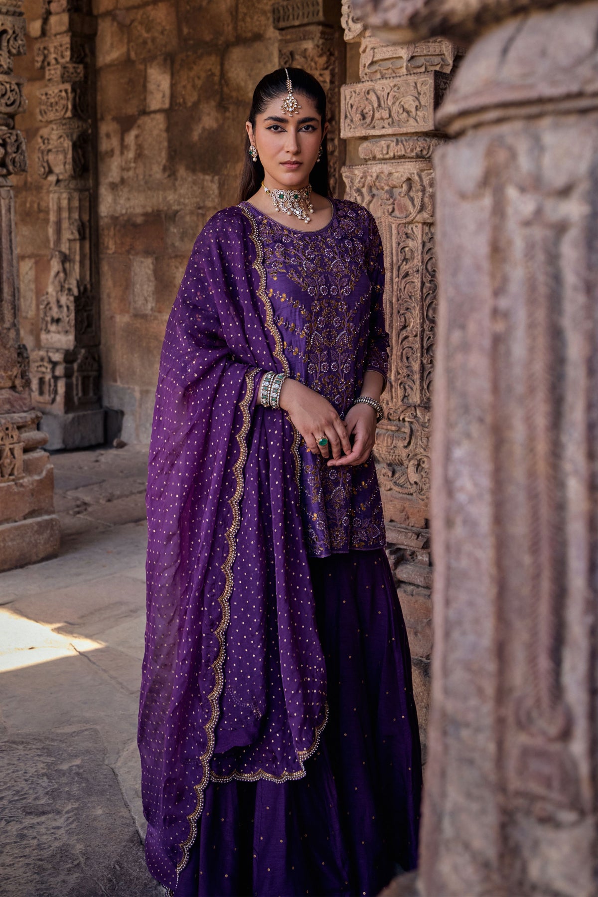 Naqsh Gharara Set