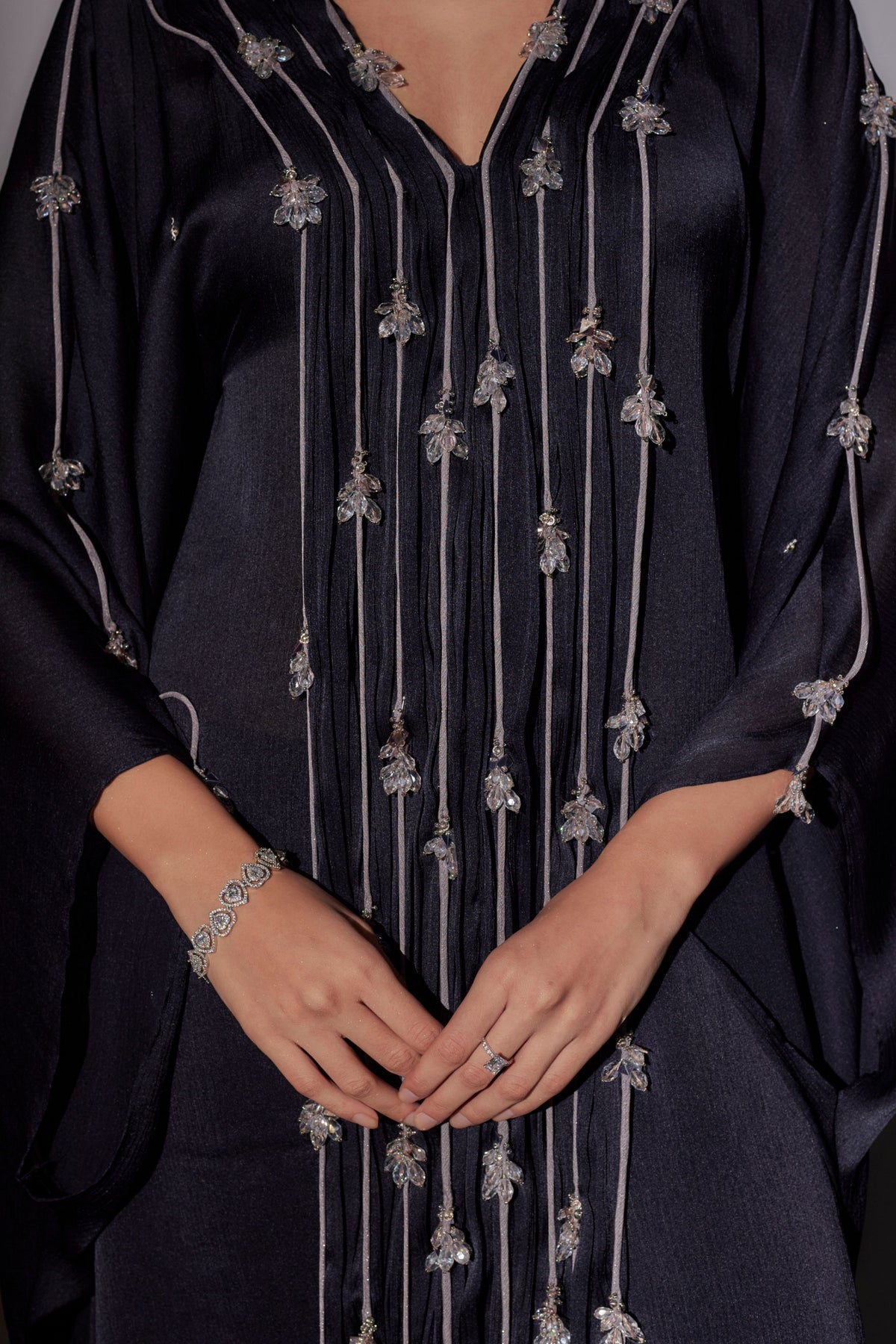 Navy Blue Dori Kaftan Set